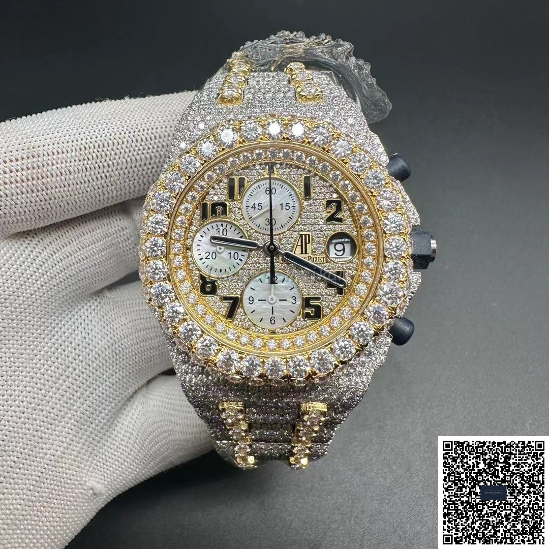 Audemars Piguet Royal Oak Offshore 26020ST Moissanite 42mm