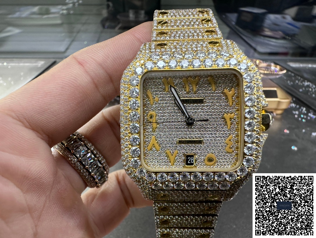 Cartier Santos Icedout WSSA0018 40mm