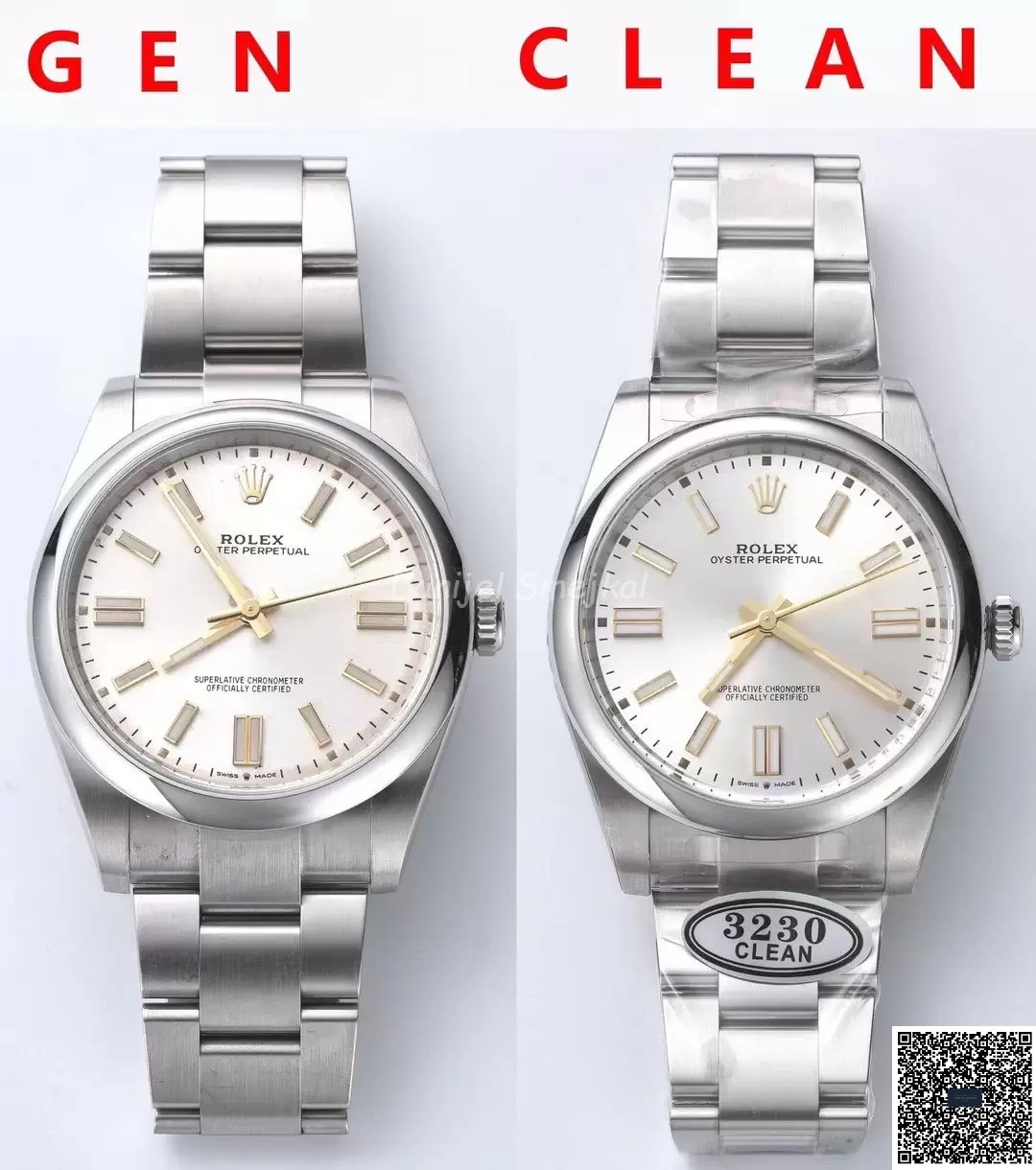 Clean Factory Vergleich Oyster Perpetual M124300 41mm