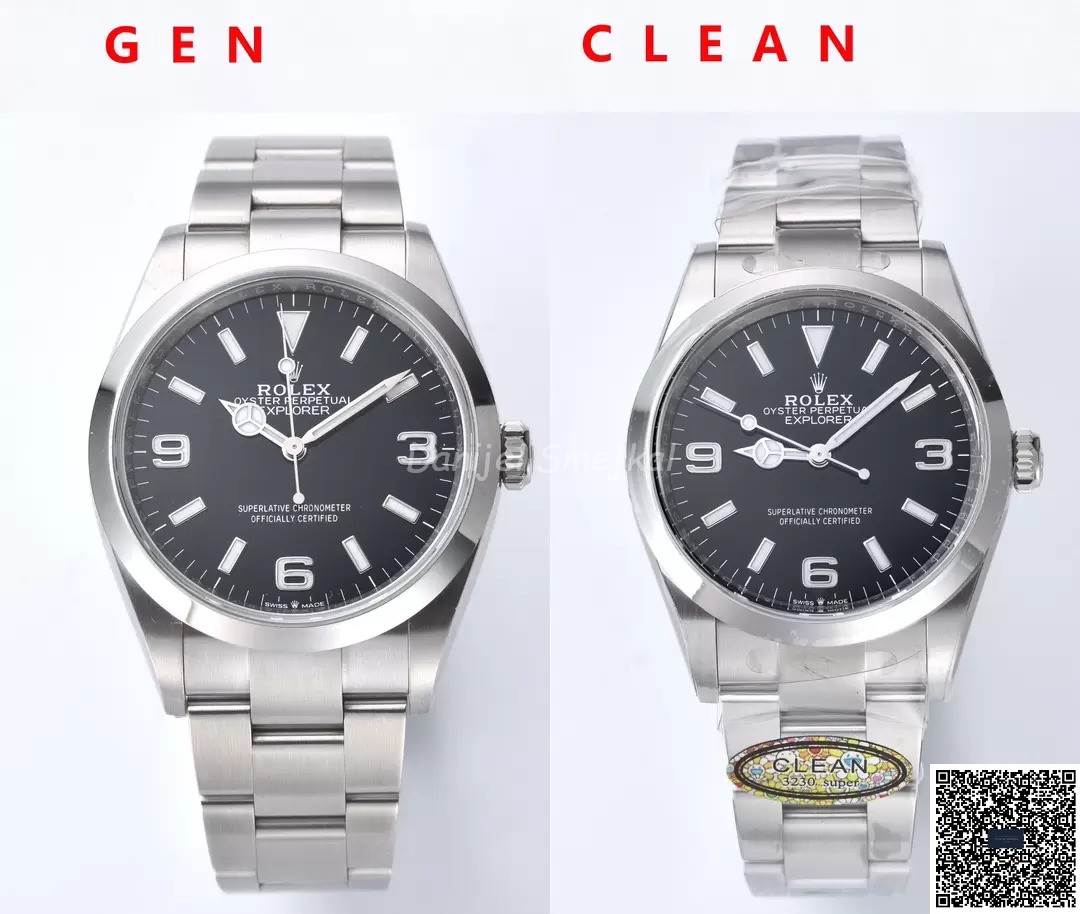 Clean Factory Vergleich Rolex Explorer 124270 36mm
