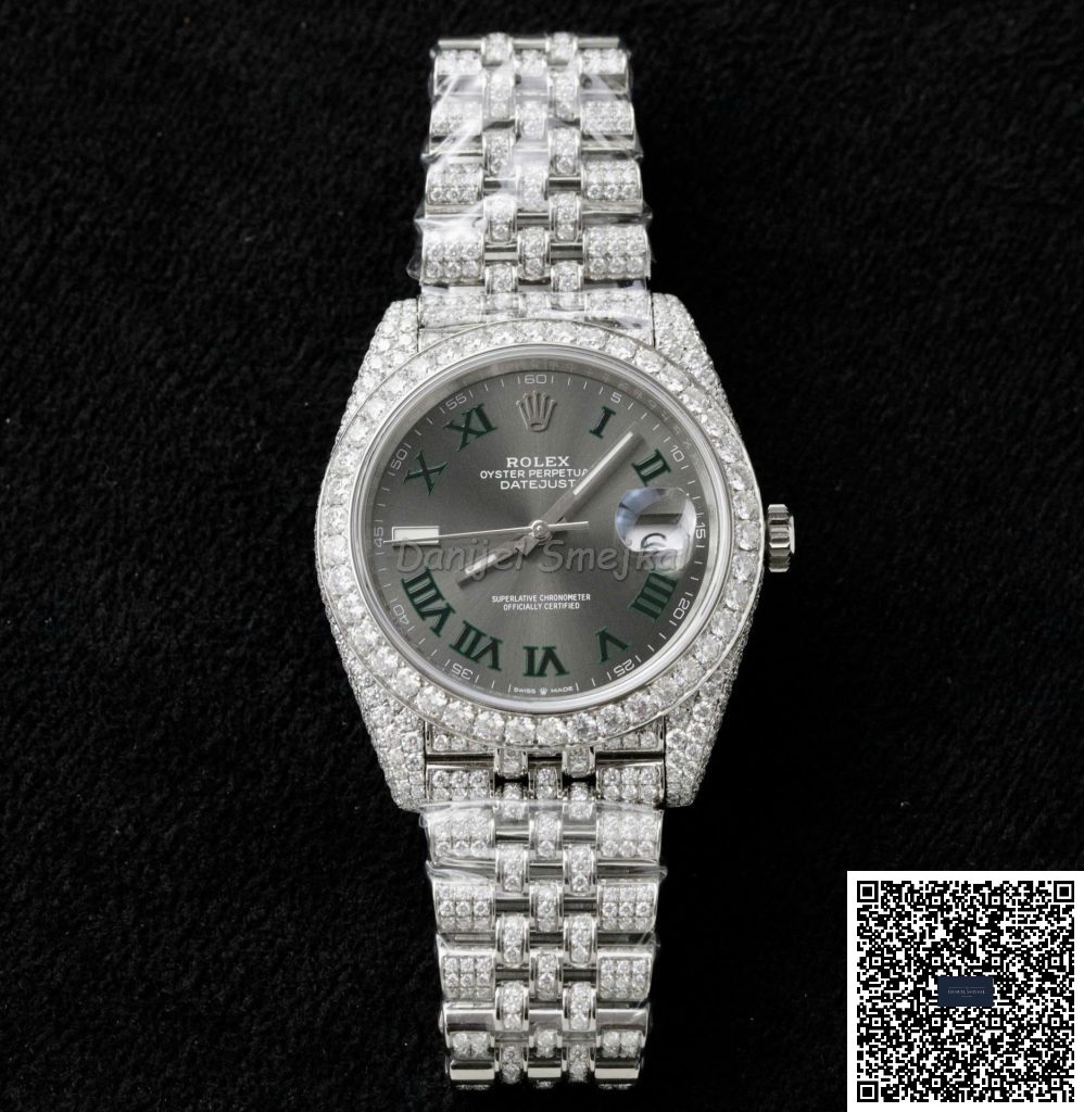 Clean Rolex Datejust Wimbledon 126300 41mm