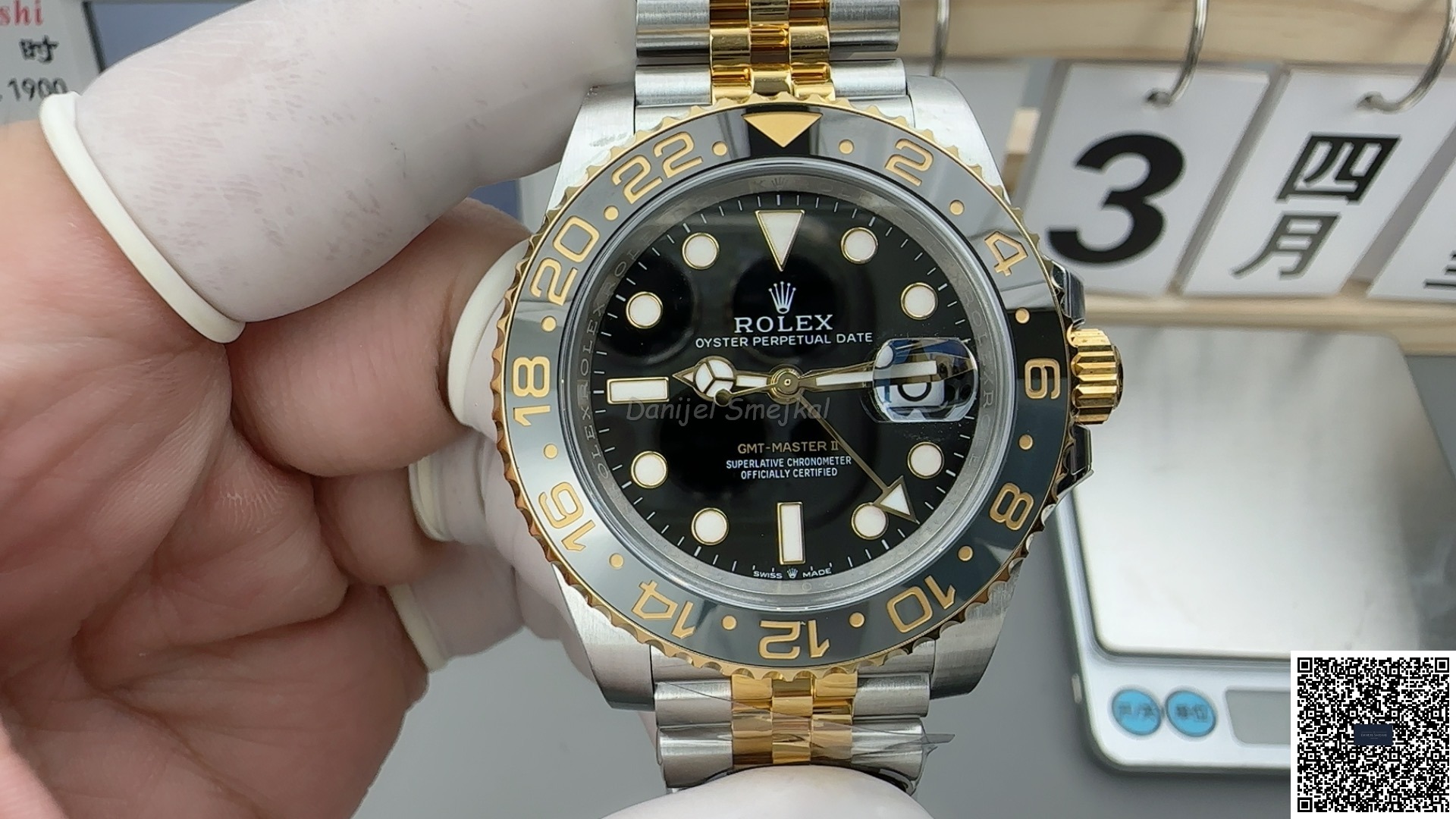 Clean Rolex GMT-Master II 126713GRNR 40mm