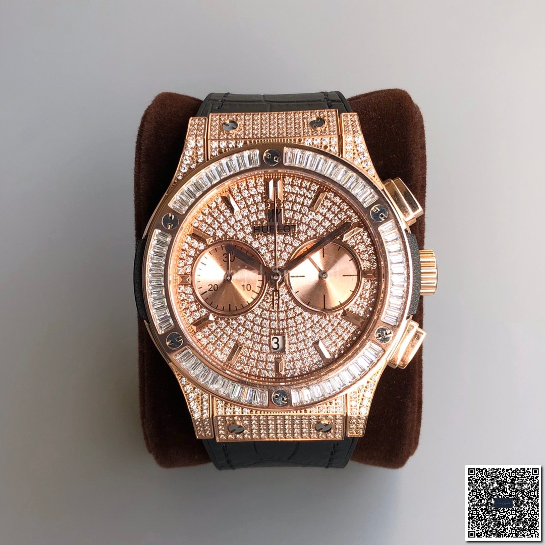 Hublot Classic Fusion Chronograph Iced Out 521.OX.1180.LR 45mm