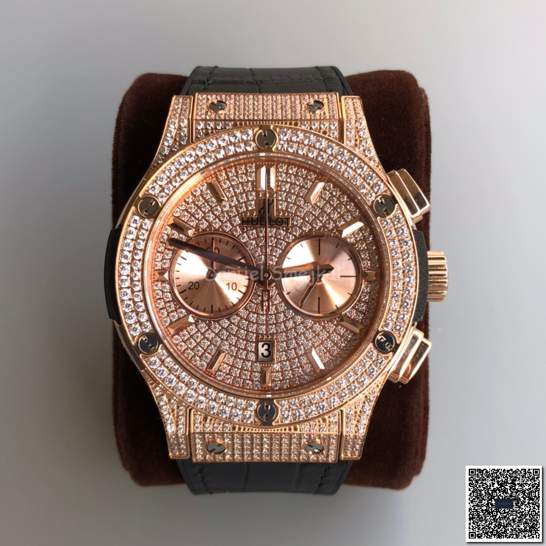 Hublot Classic Fusion Chronograph Iced Out RG 521.OX.1180.LR 45mm