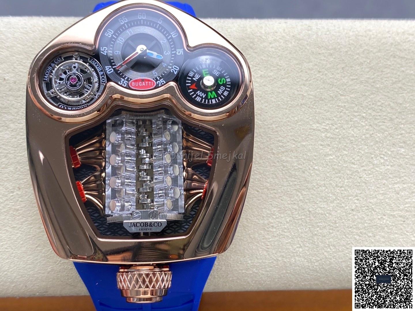 Jacob & Co. Bugatti Chiron Tourbillon 44x55mm