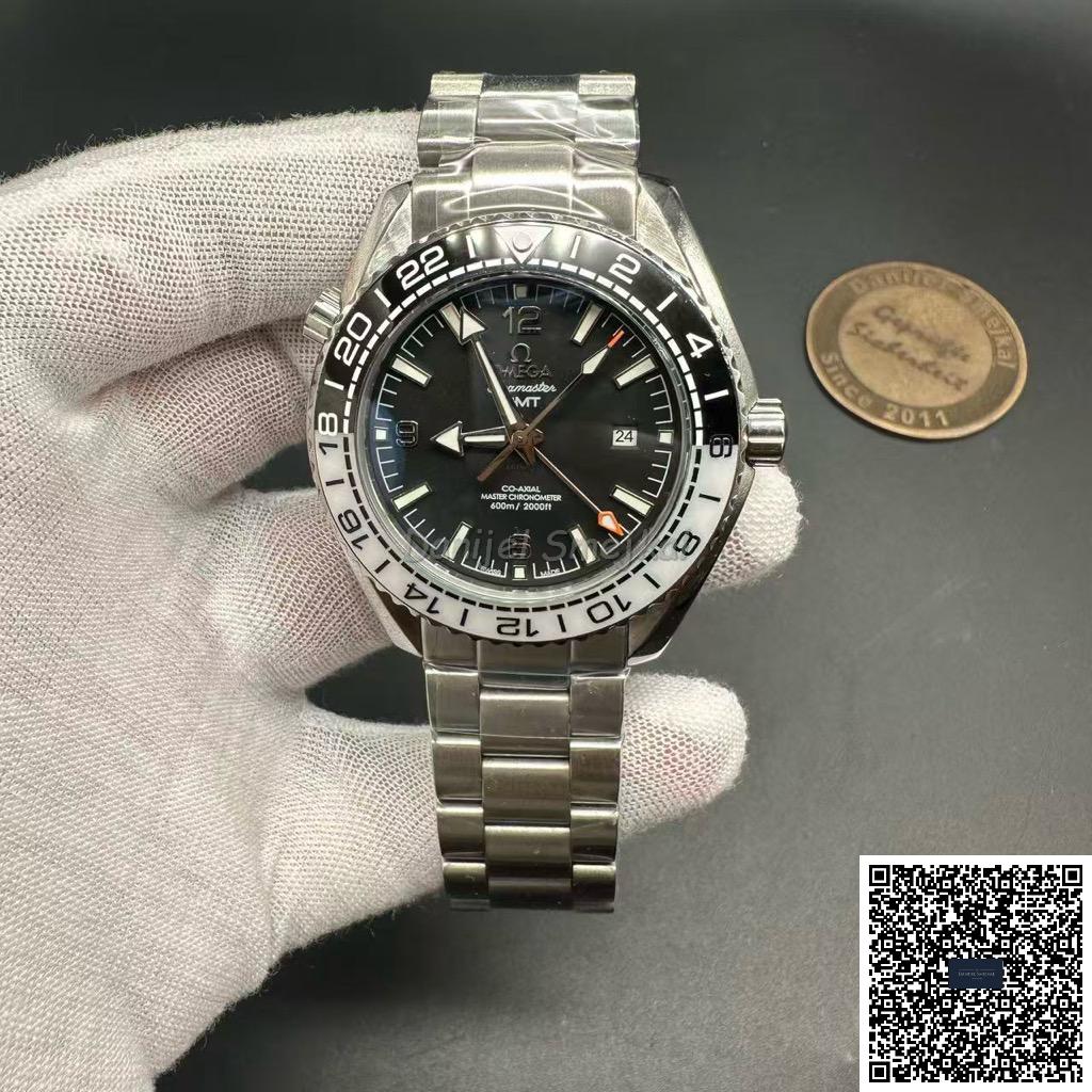 Omega Seamaster Planet Ocean 600 GMT Deep Black 215.92.46 45.5mm