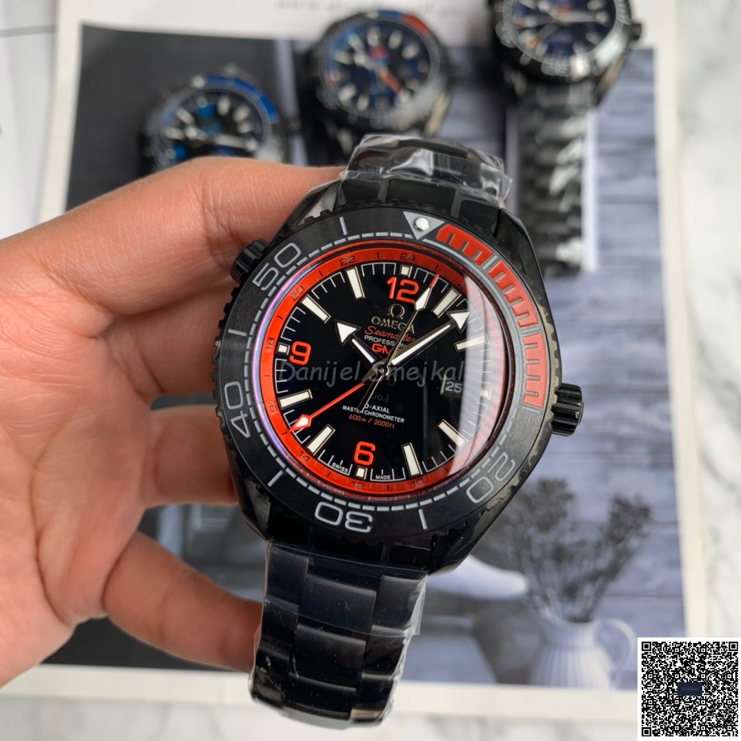 Omega Seamaster Planet Ocean 600 GMT Deep Black 45.5mm