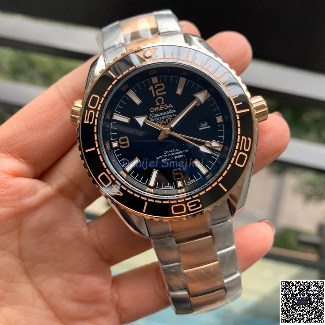 Omega Seamaster Planet Ocean 600 GMT Deep Black 45.5mm