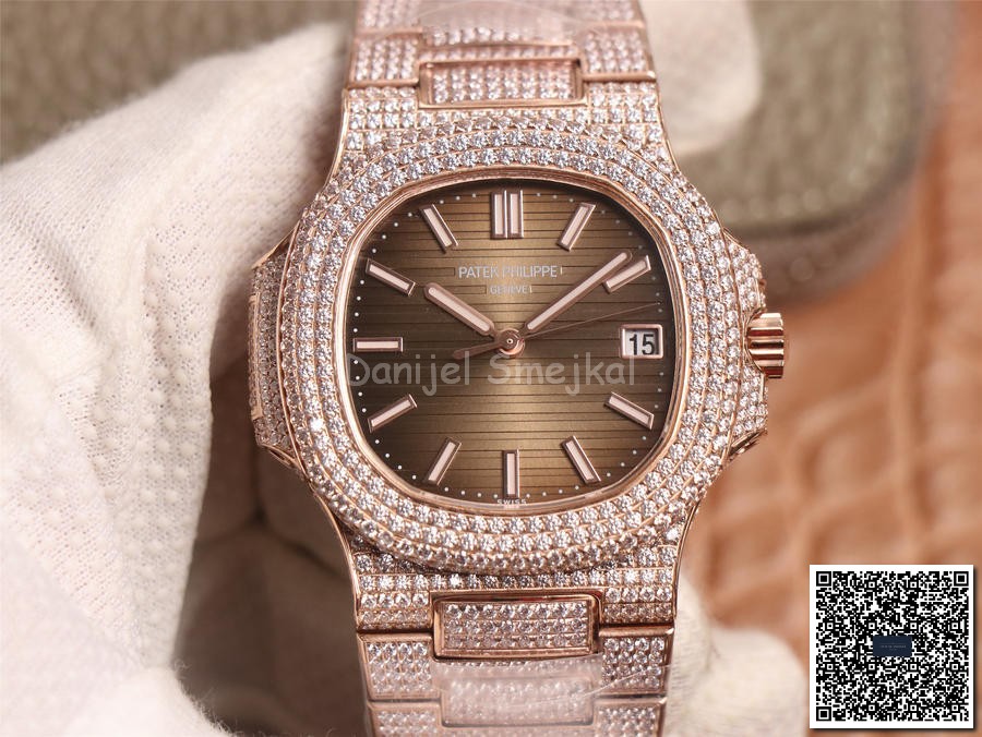 Patek Philippe Nautilus 5711R Iced Out 40mm