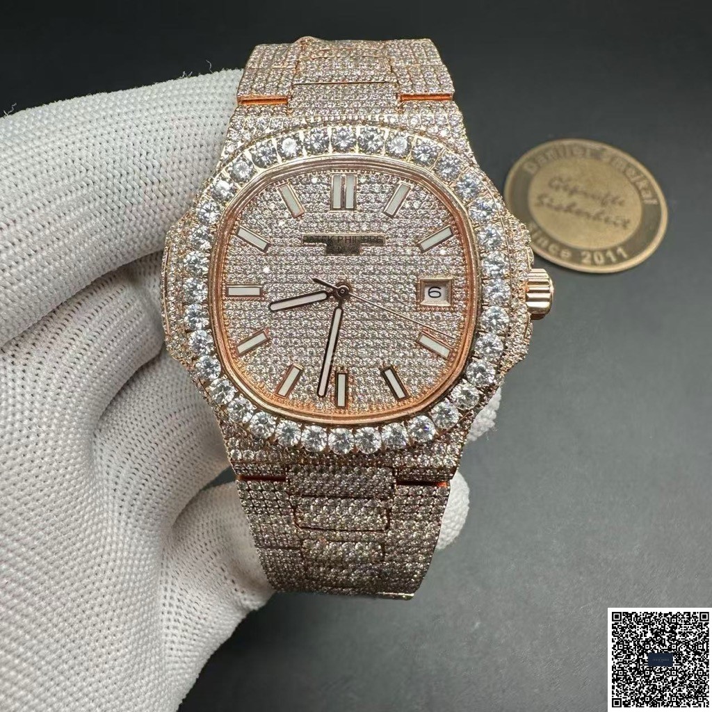 Patek Philippe Nautilus 5719 Iced Out 40mm