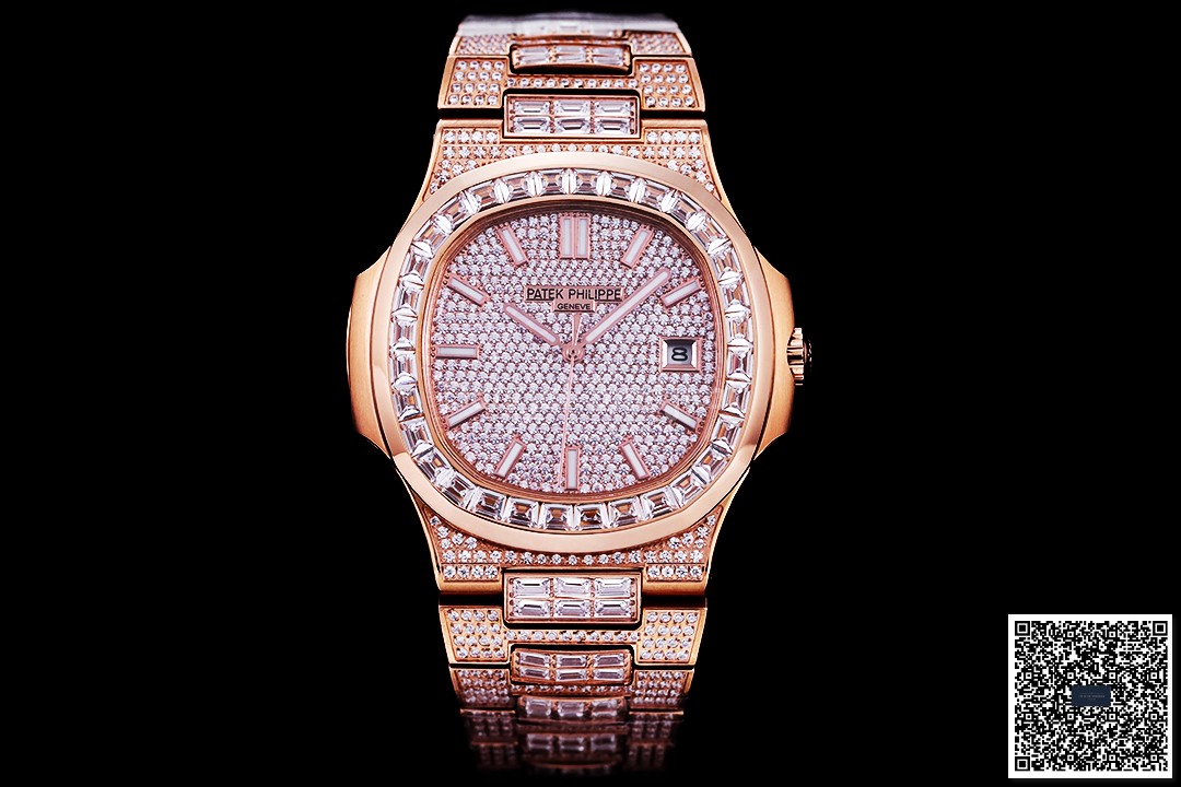 Patek Philippe Nautilus 5719R Iced Out 40mm