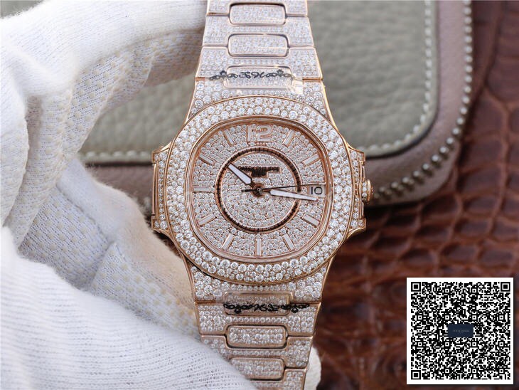 Patek Philippe Nautilus 7021R Iced Out 37mm