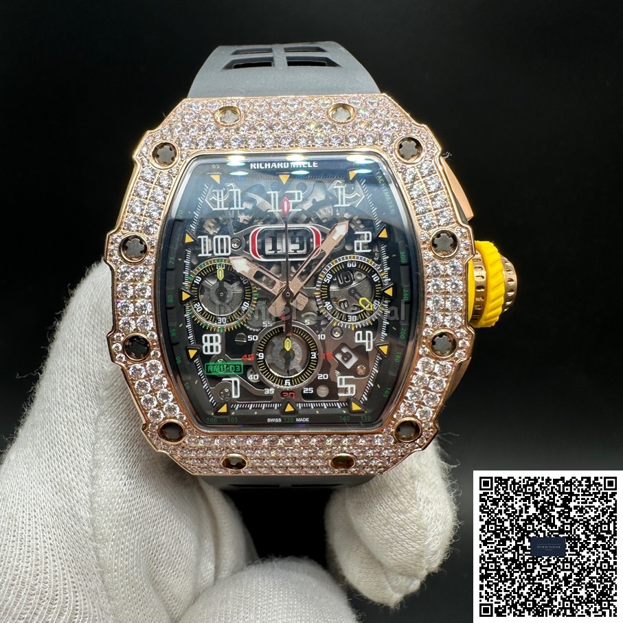 Richard Mille RM11  Felipe Massa ICED OUT 43mm