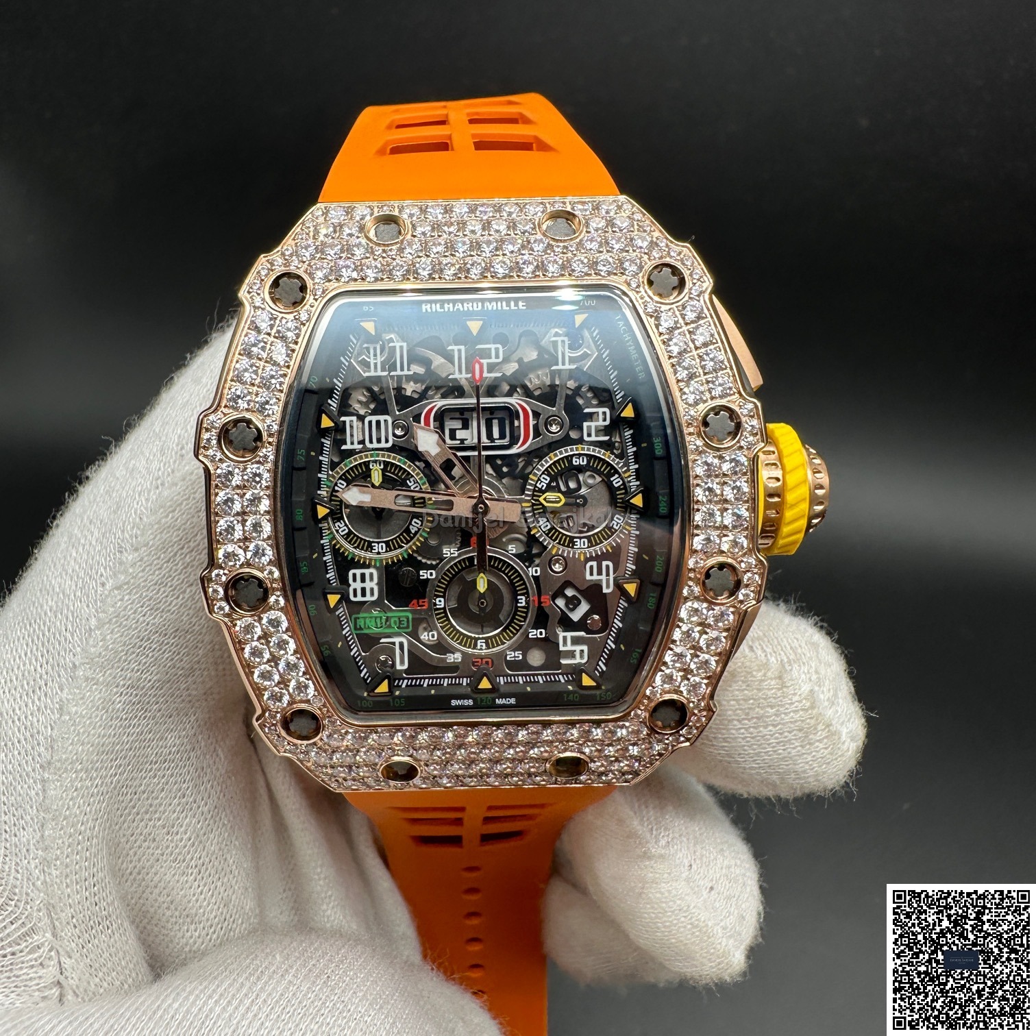 Richard Mille RM11 Felipe Massa ICED OUT 43mm