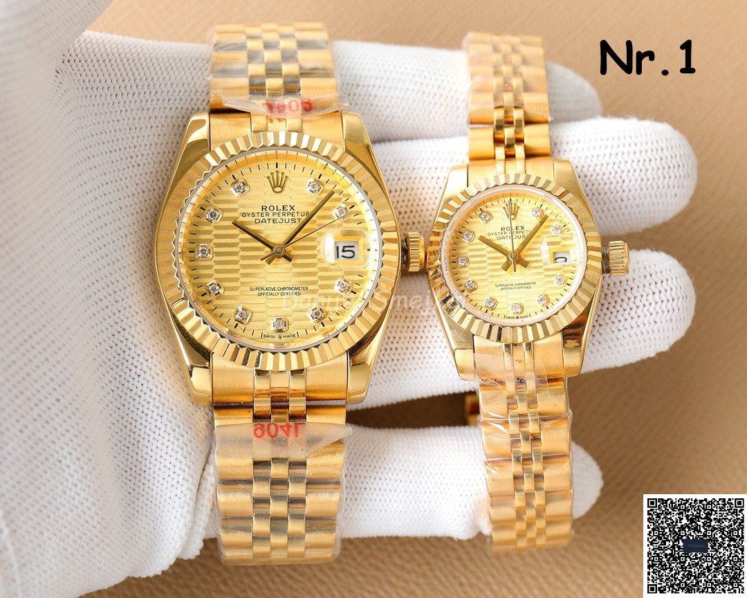 Rolex Datejust 126233 Fluted Lovers 36mm-31mm 