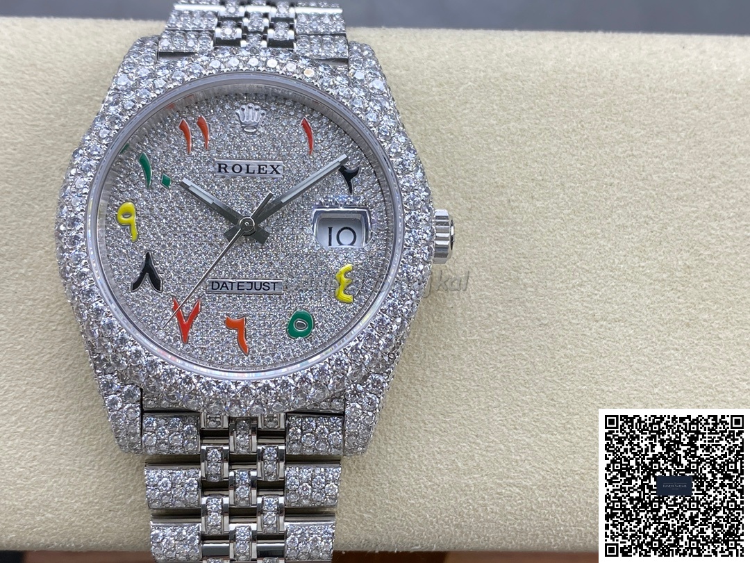 Rolex Datejust  Iced Out Moissanite 126300 41mm