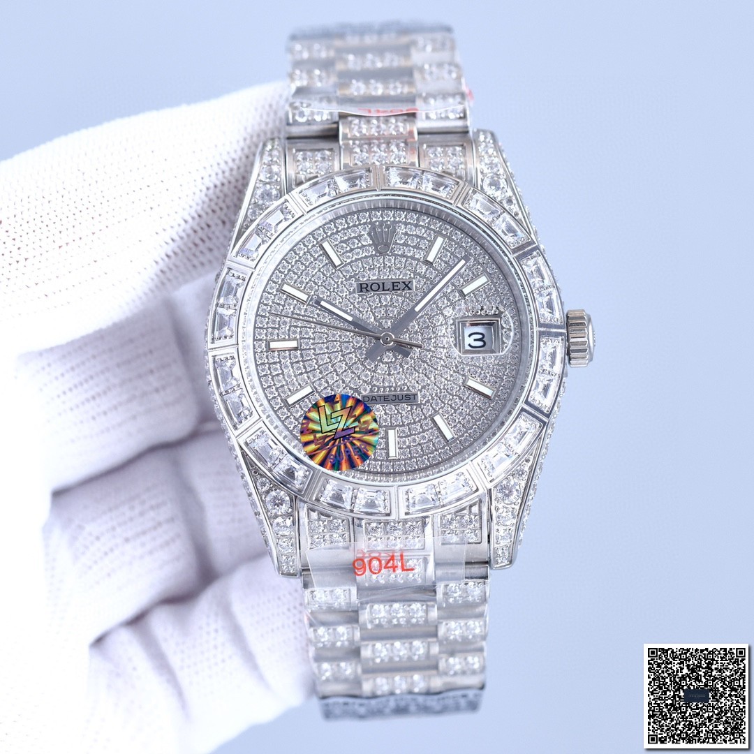 Rolex Datejust 126300 Iced Out 41mm
