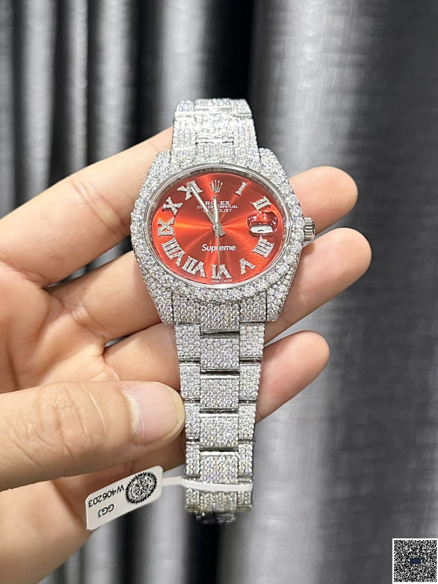 Rolex Datejust 126300 Moissanite Iced Out Supreme 41mm