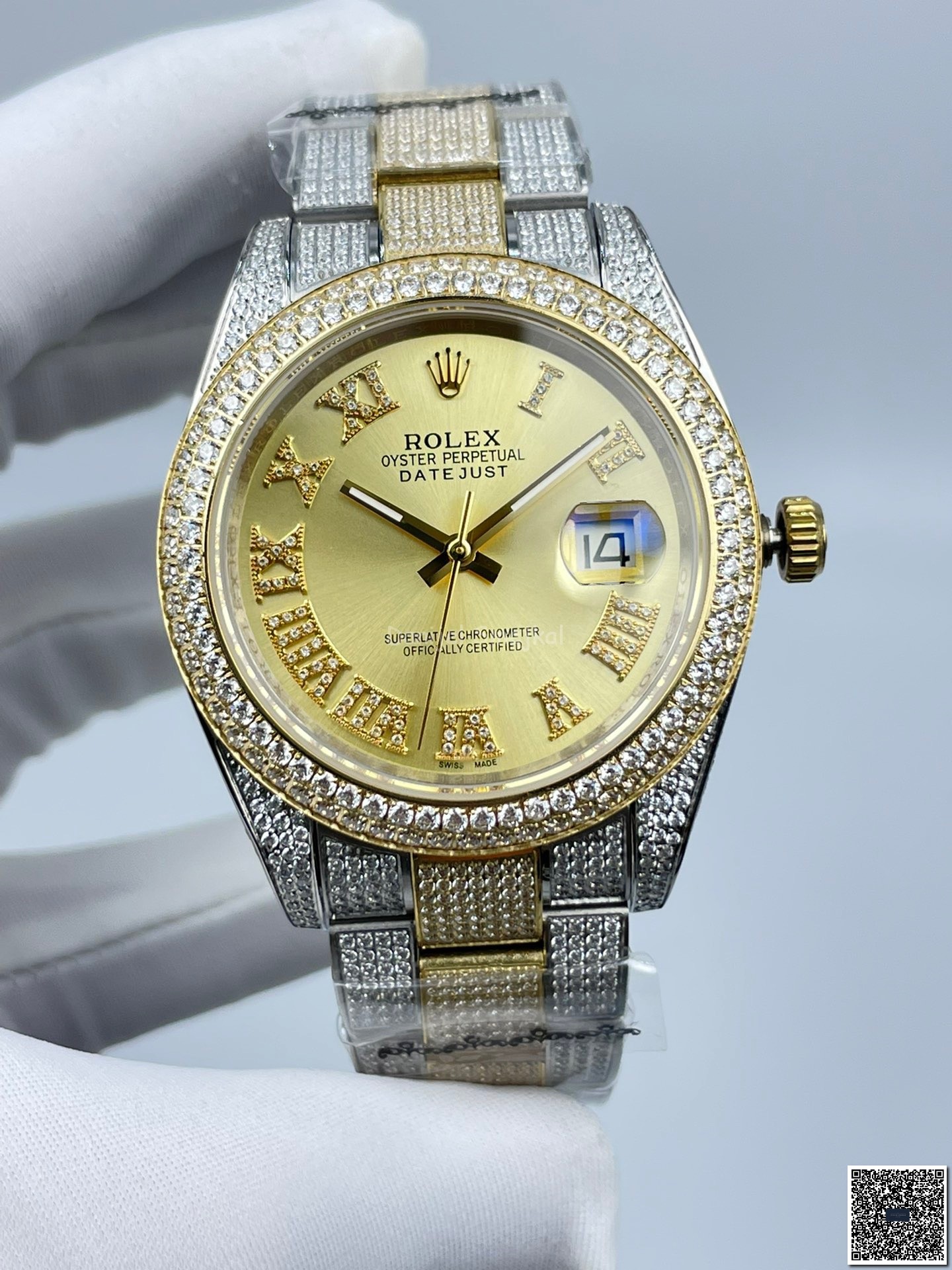 Rolex Datejust 126303 Iced Out 41mm