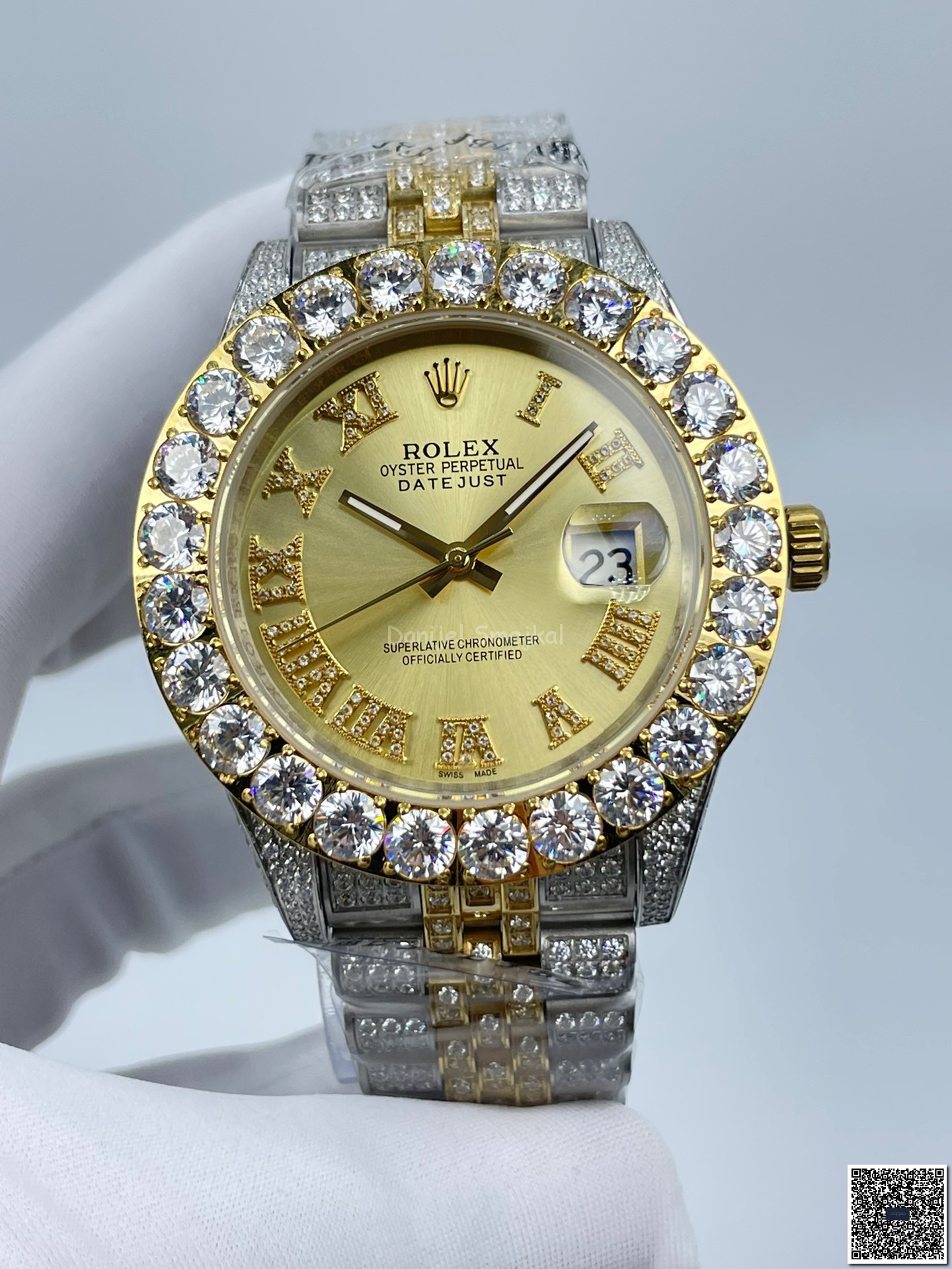 Rolex Datejust 126303 Iced Out 42mm