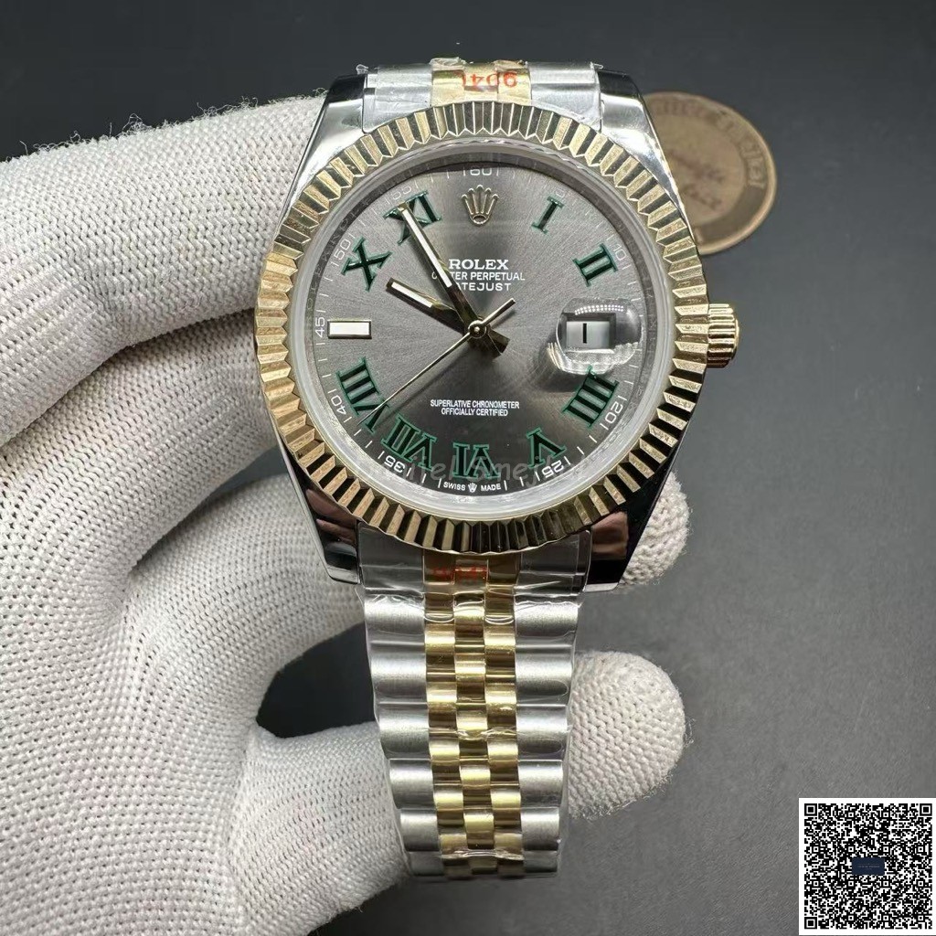 Rolex Datejust 126303 Wimbledon 41mm