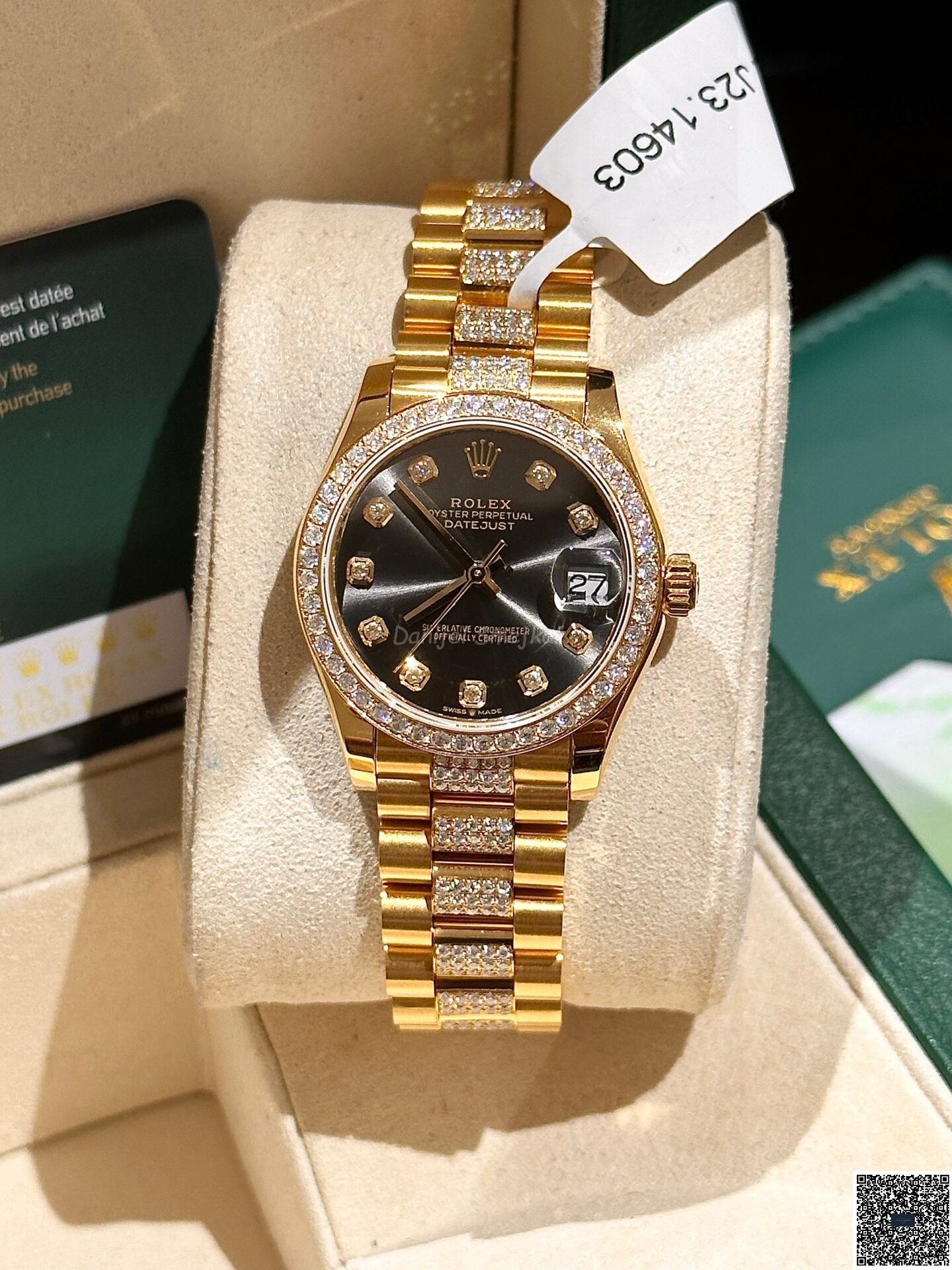 Rolex Datejust 278285 Moissanite 31mm