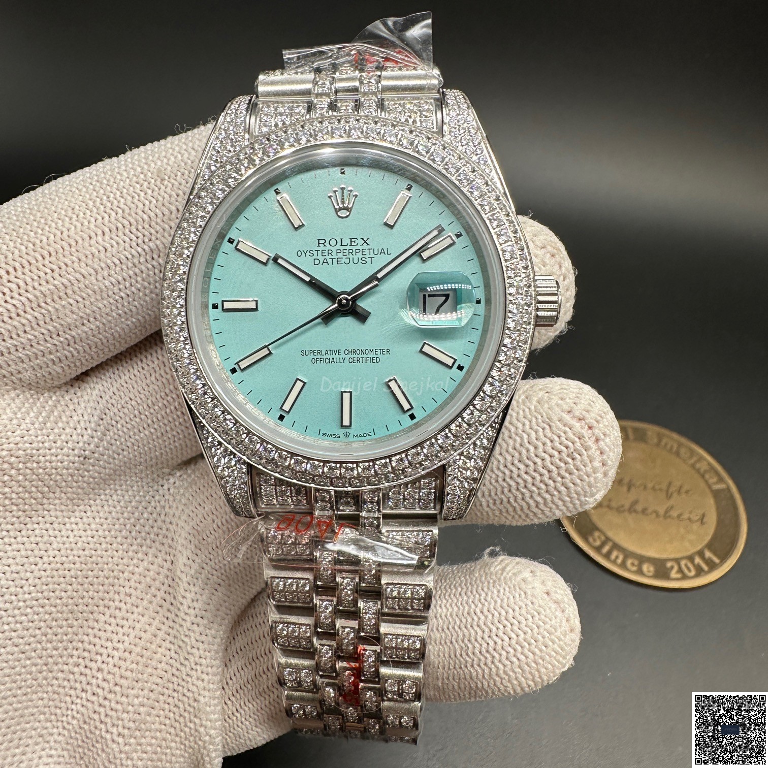 Rolex Datejust Iced Out 126300 41mm