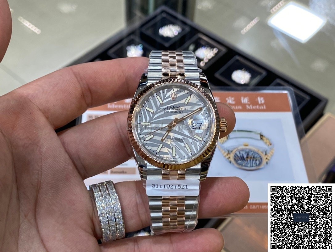 Rolex Datejust Palm M126234 36mm