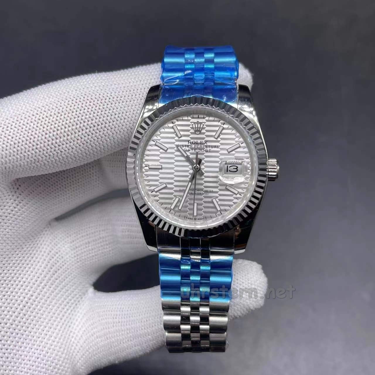 Rolex Datejust Silver Fluted 36mm