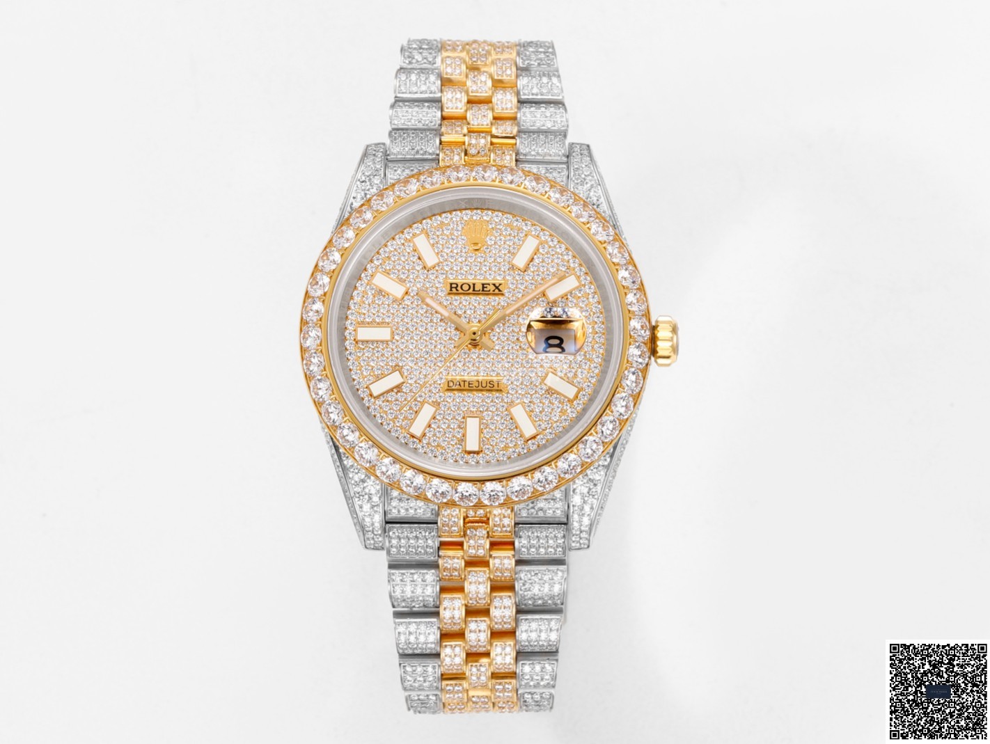 Rolex DayDate 126333 Iced Out Rainbow 41mm