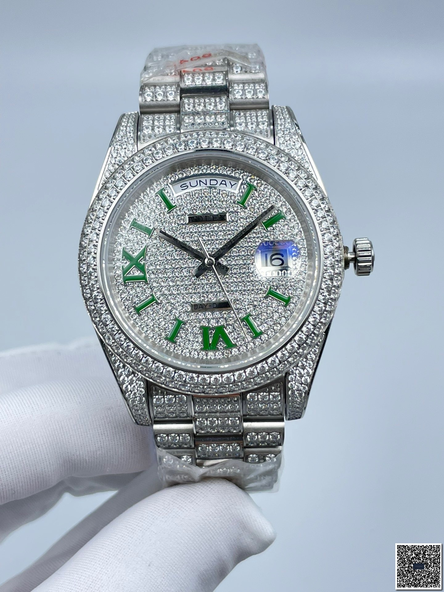Rolex DayDate 228349RBR Iced Out 40mm