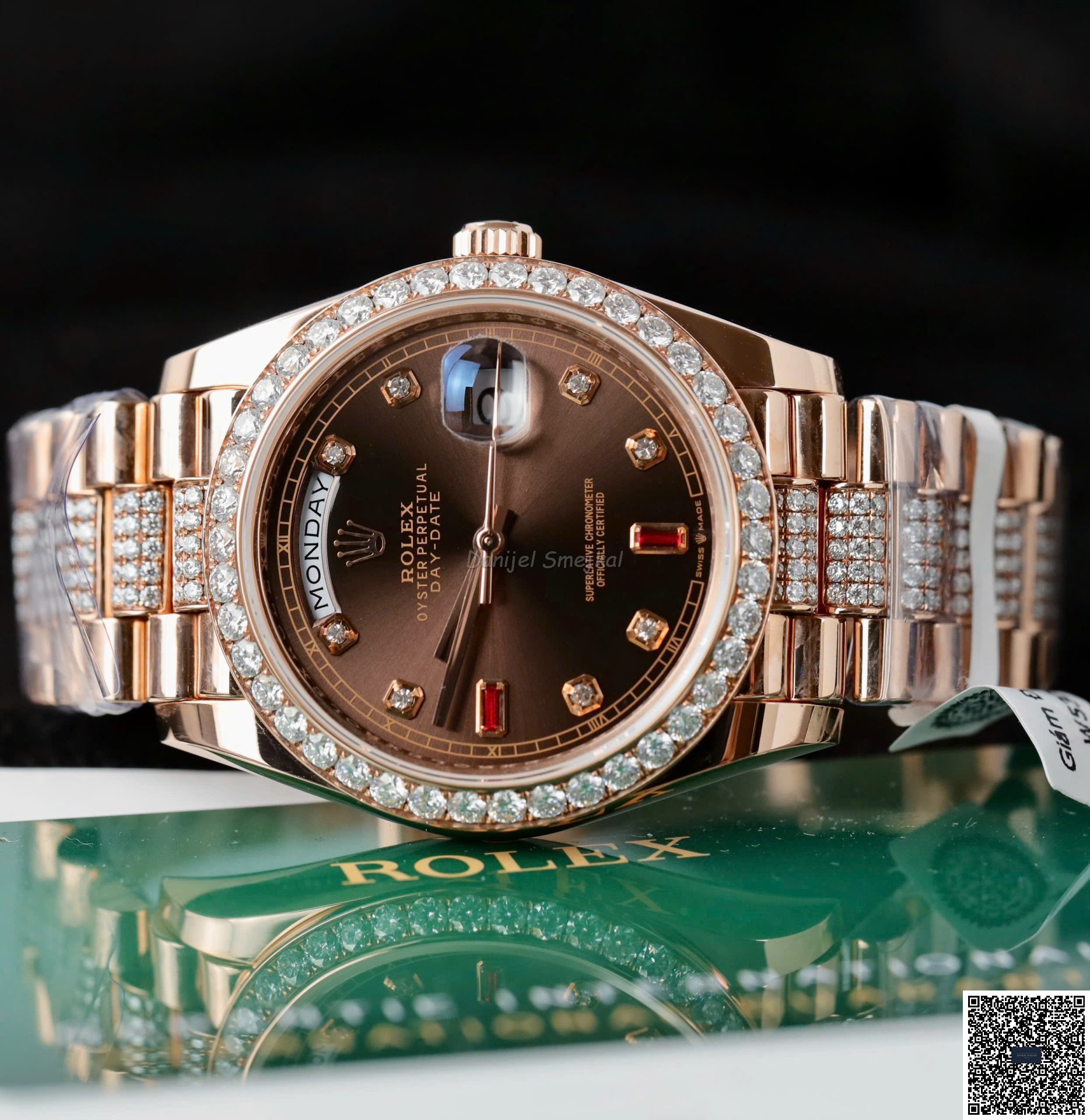 Rolex Daydate 128235 Chocolate 36mm