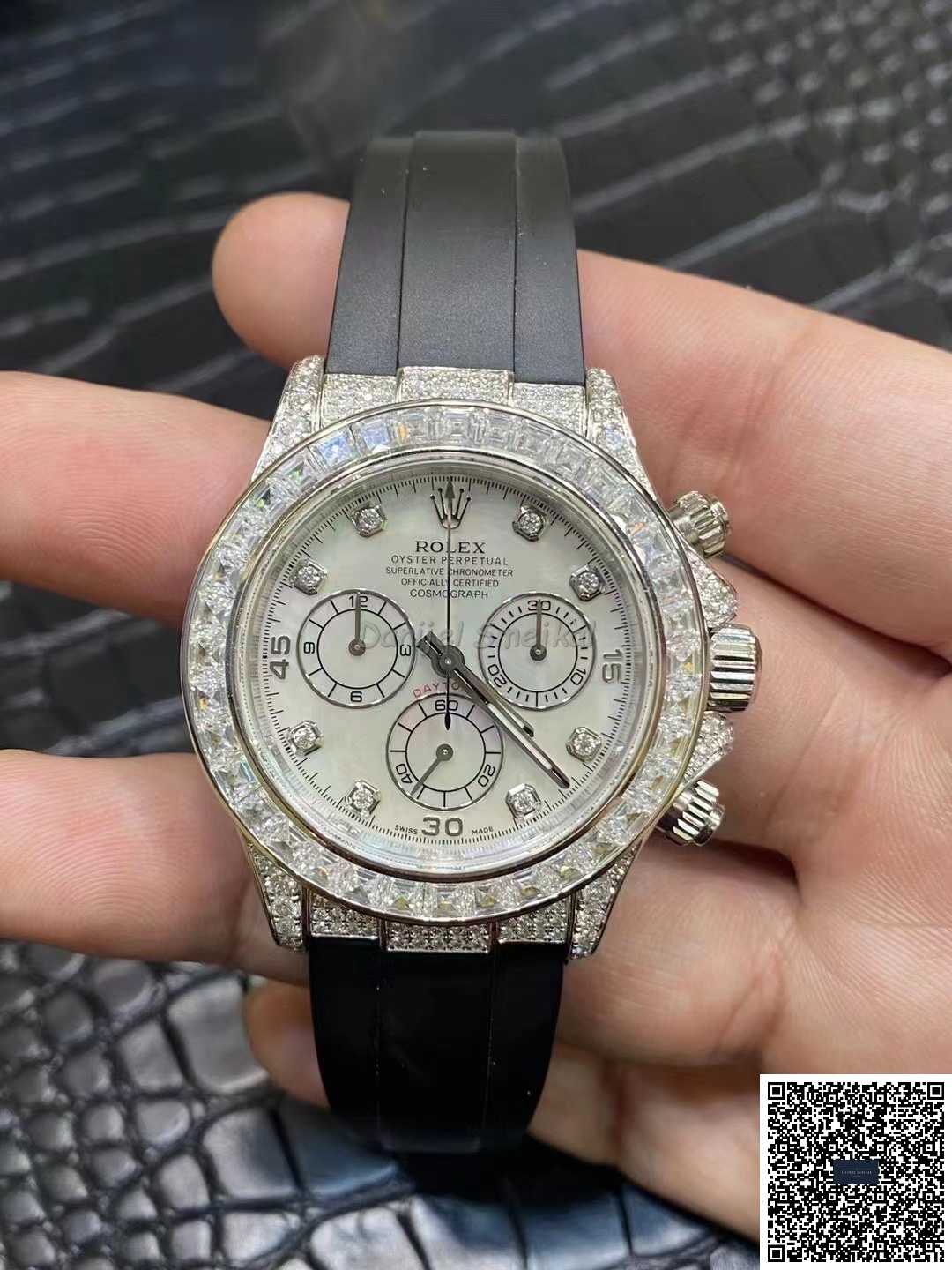 Rolex Daytona Iced Out Moissanite 126539 40mm