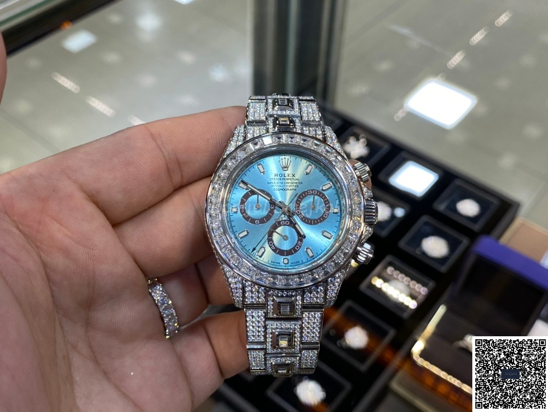 Rolex Daytona M116506 Moissanite Iced Out 40mm