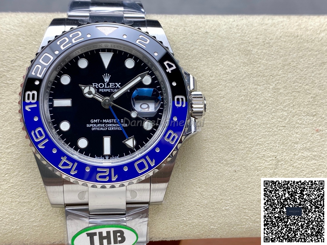 Rolex GMT Master II Batman 126710 40mm