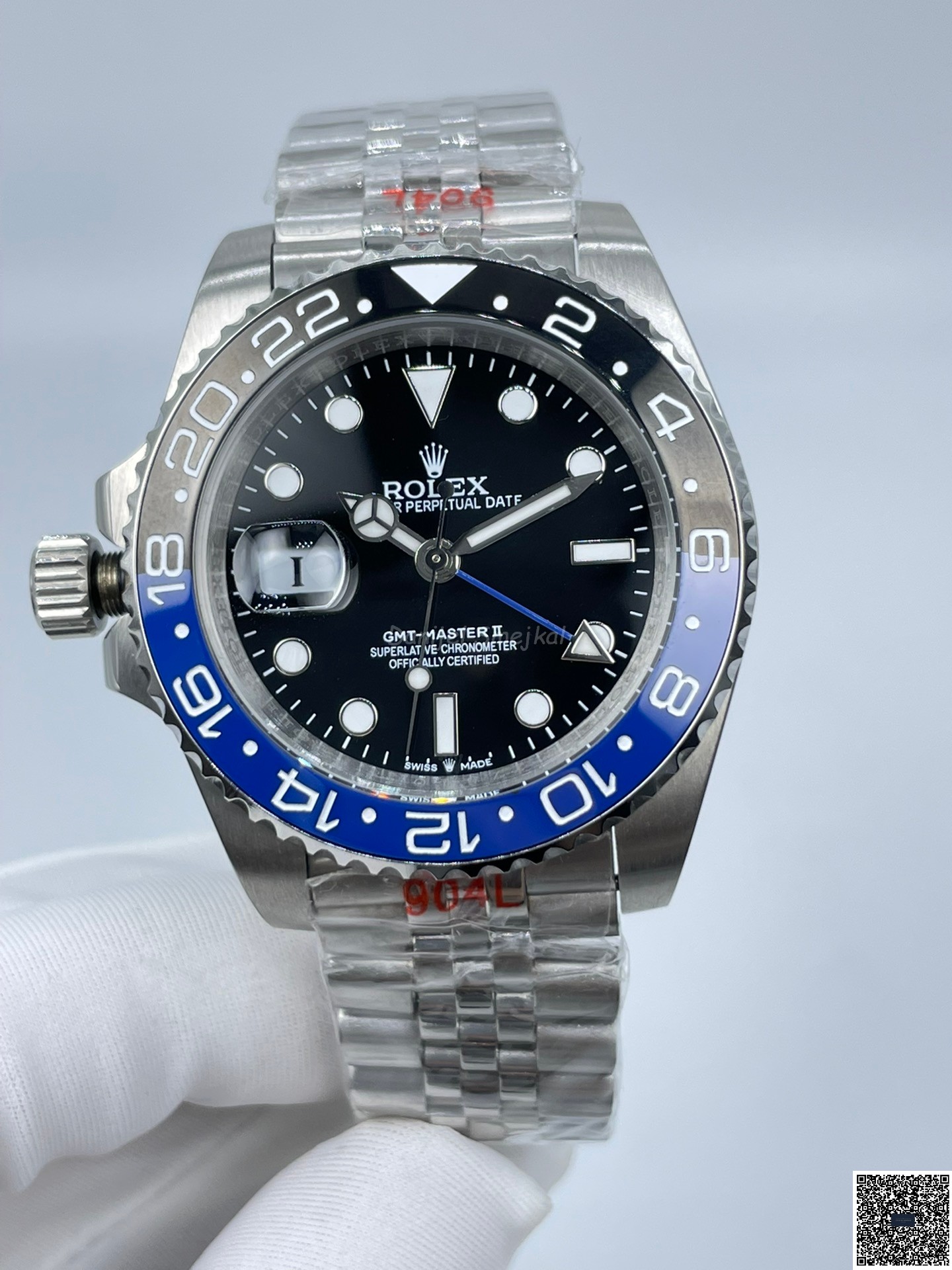 Rolex GMT Master II Batman 126710BLNR Left Hand 40mm