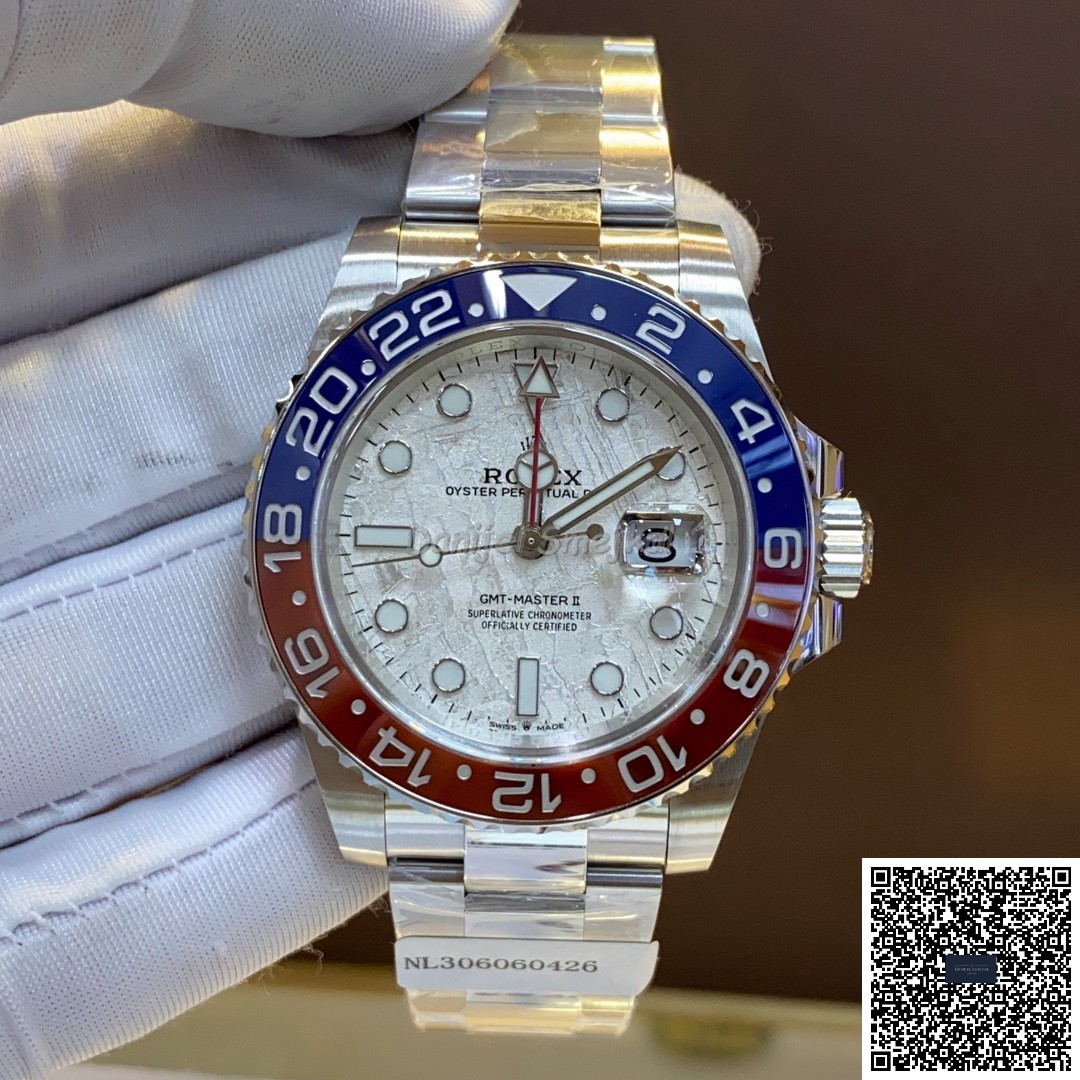 Rolex GMT Master II Pepsi Meteorit Platinium 126519 40mm