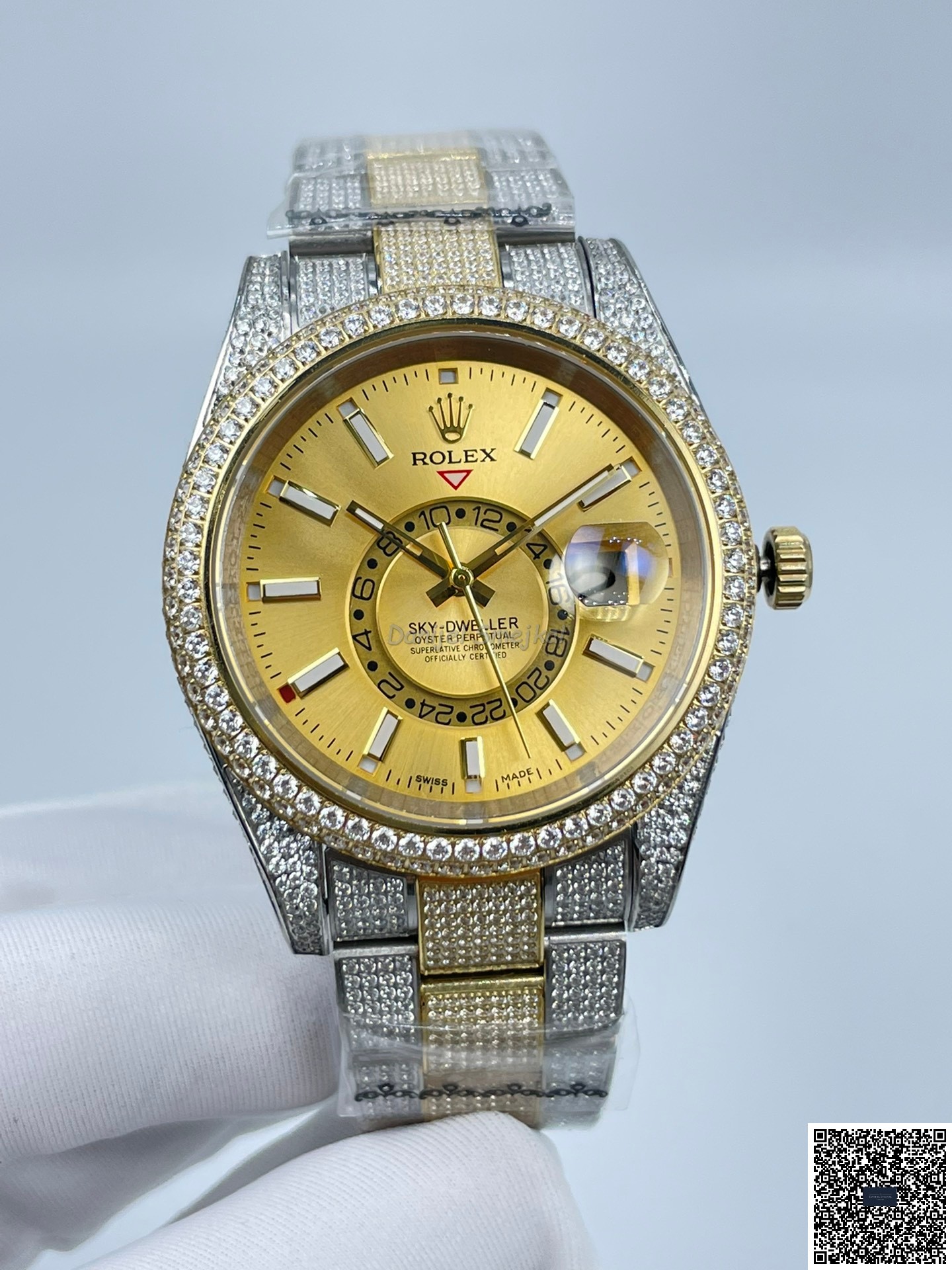 Rolex SkyDweller Iced Out 326934 42mm