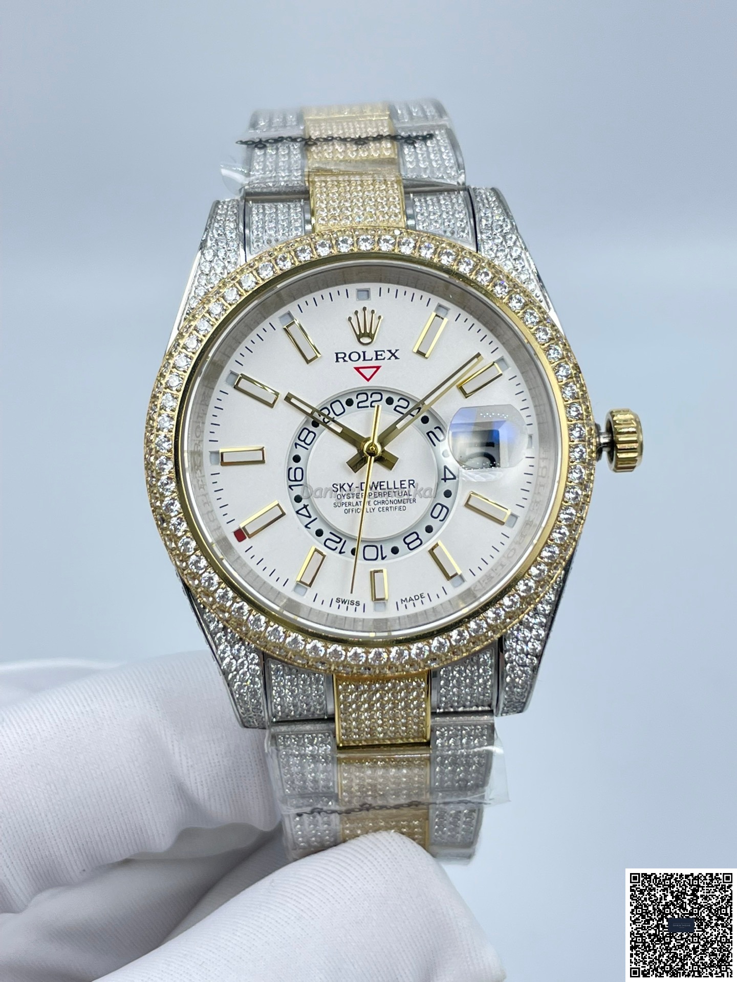 Rolex SkyDweller Iced Out 326934 42mm