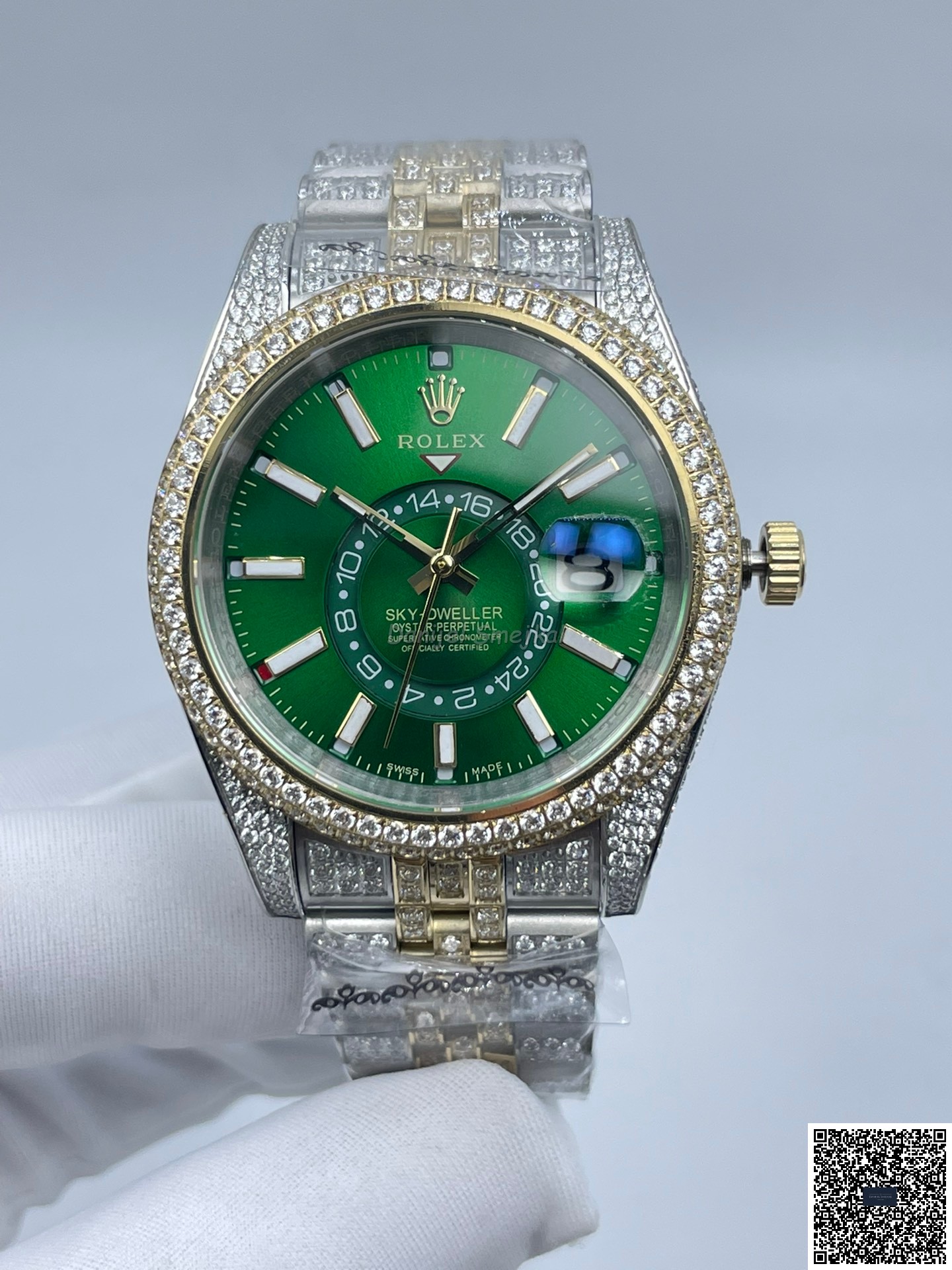Rolex SkyDweller Iced Out 326934 42mm