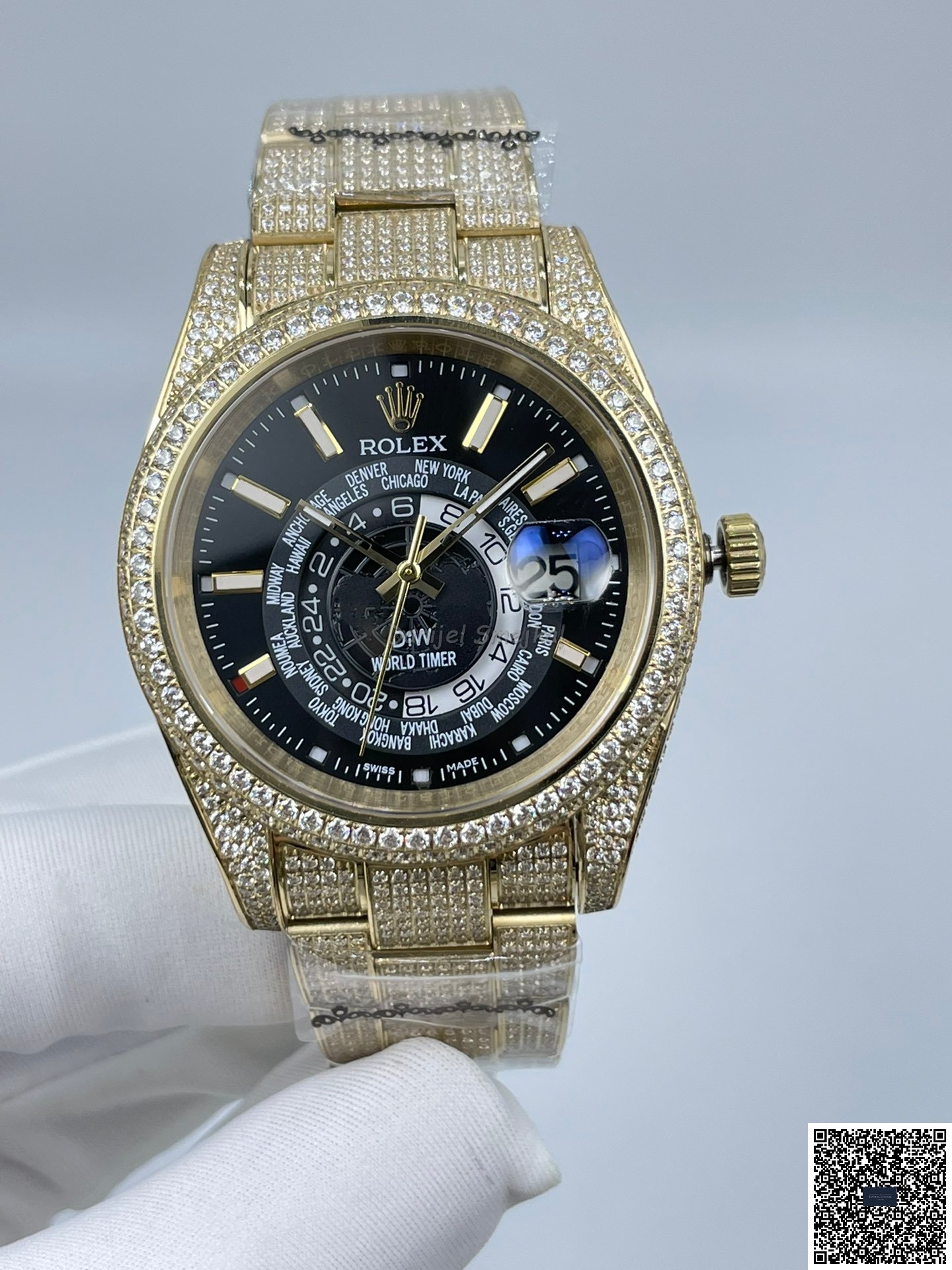 Rolex SkyDweller Iced Out 326938 42mm
