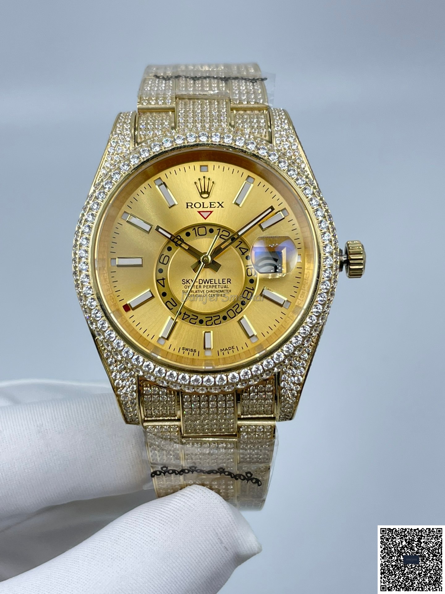 Rolex SkyDweller Iced Out 326938 42mm