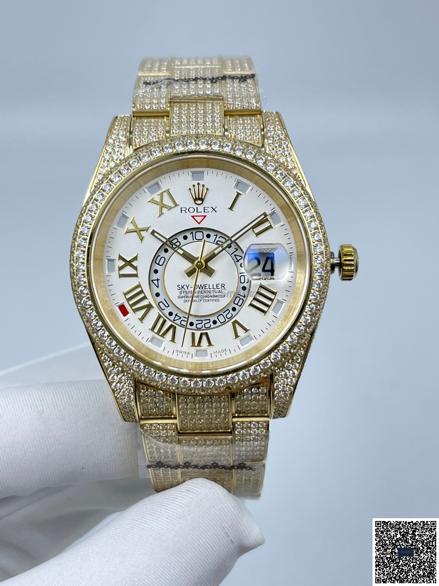 Rolex SkyDweller Iced Out 326938 42mm