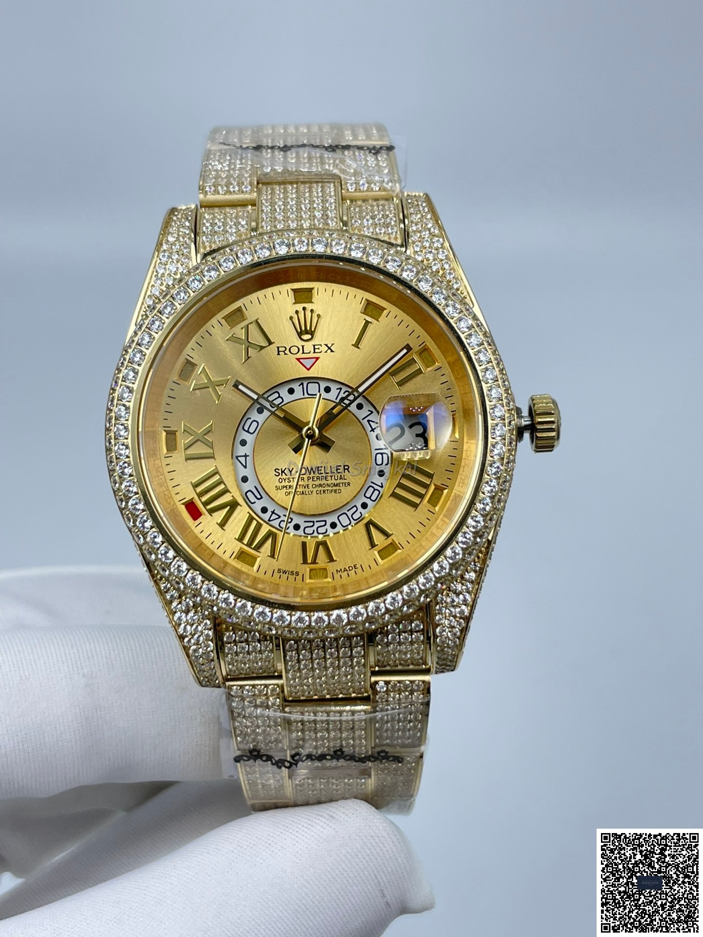 Rolex SkyDweller Iced Out 326938 42mm