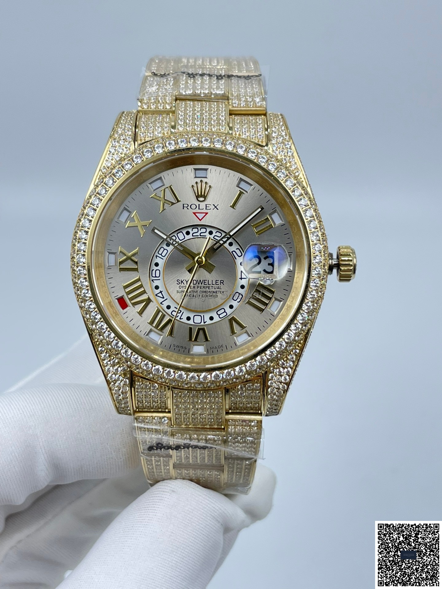 Rolex SkyDweller Iced Out 326938 42mm