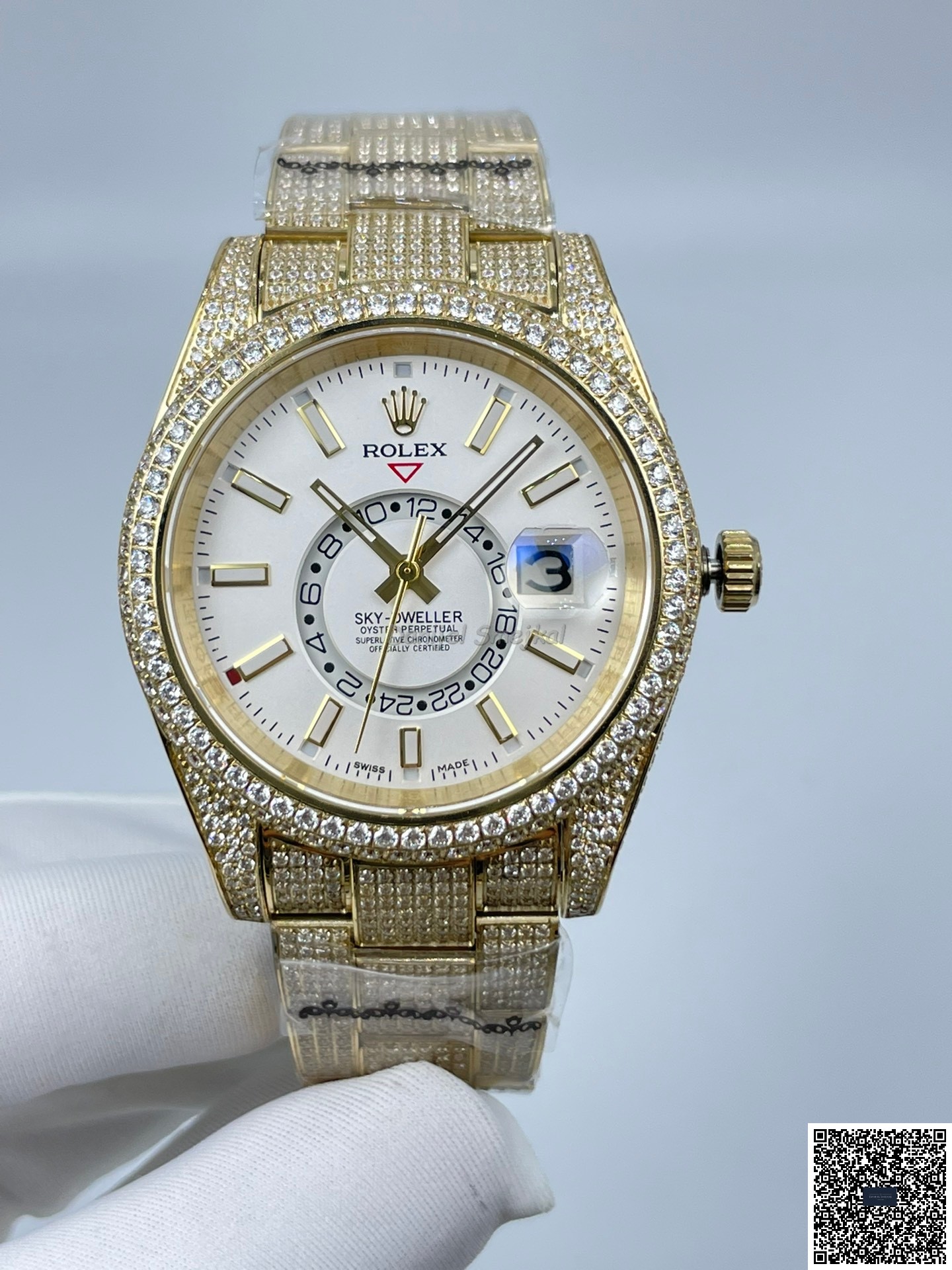 Rolex SkyDweller Iced Out 326938 42mm