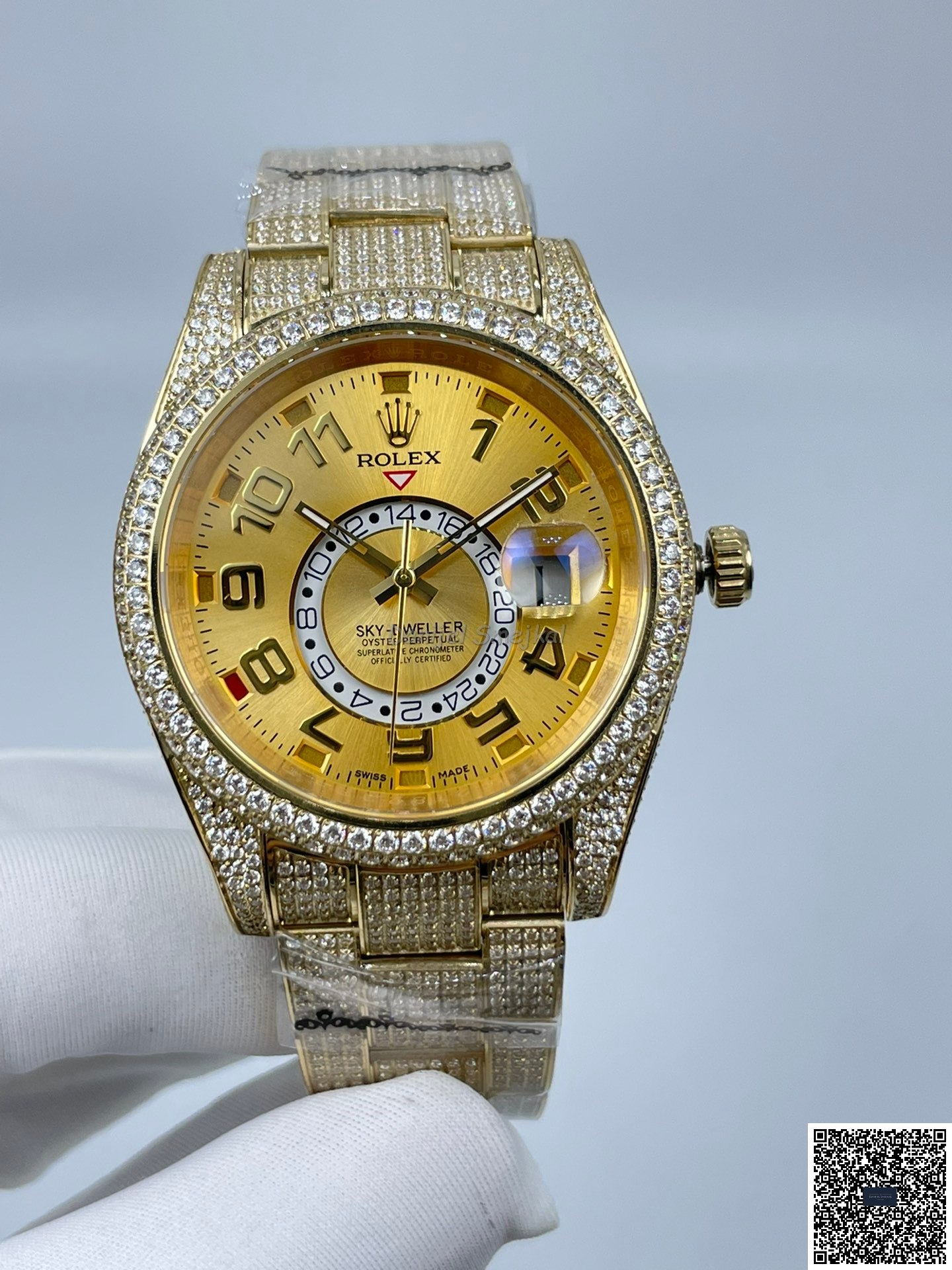 Rolex SkyDweller Iced Out 326938 42mm