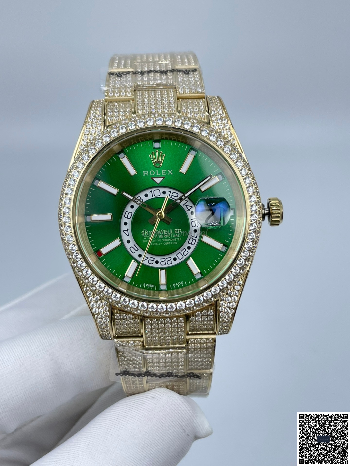Rolex SkyDweller Iced Out 326938 42mm