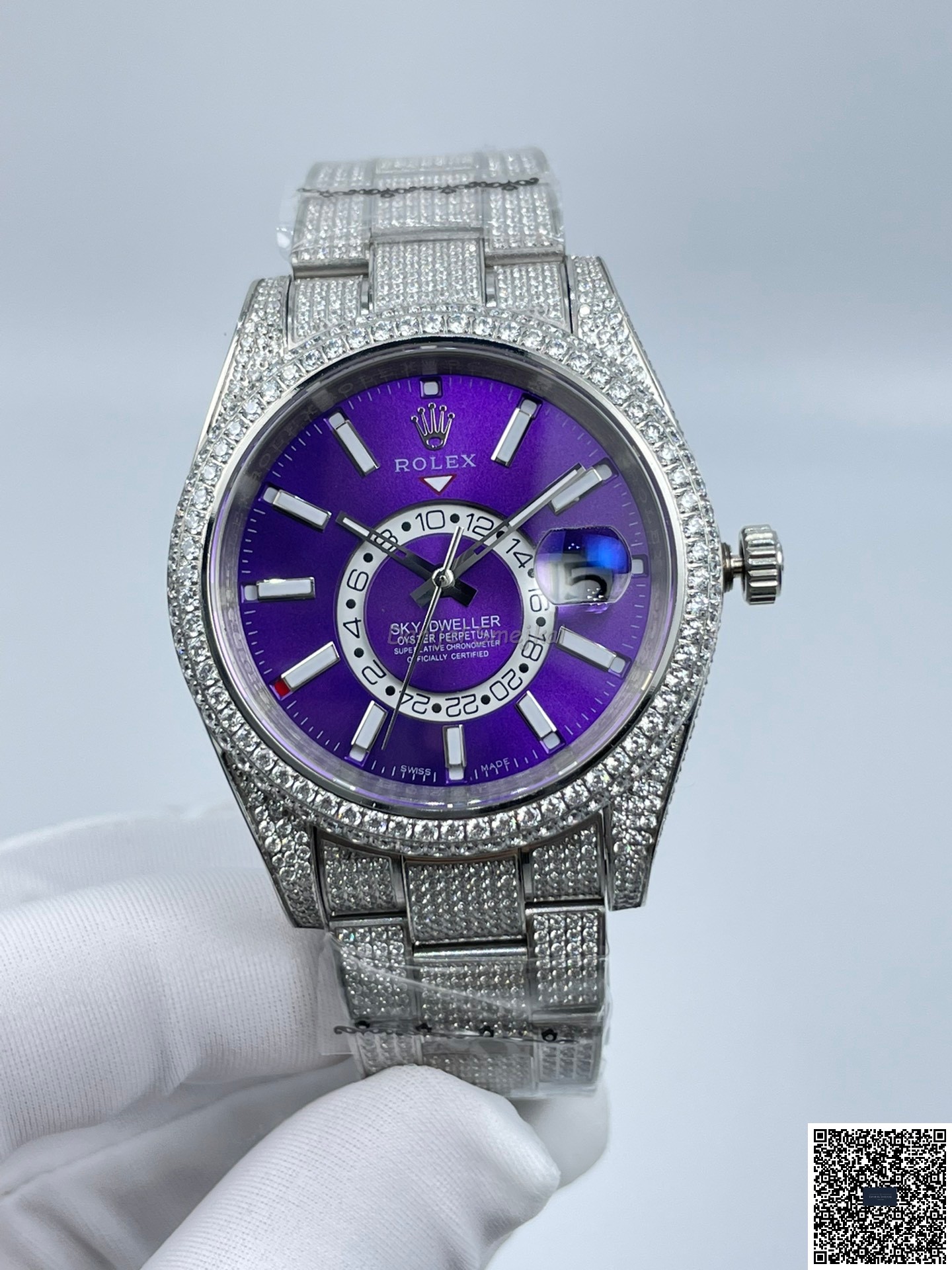 Rolex SkyDweller Iced Out 336934 42mm