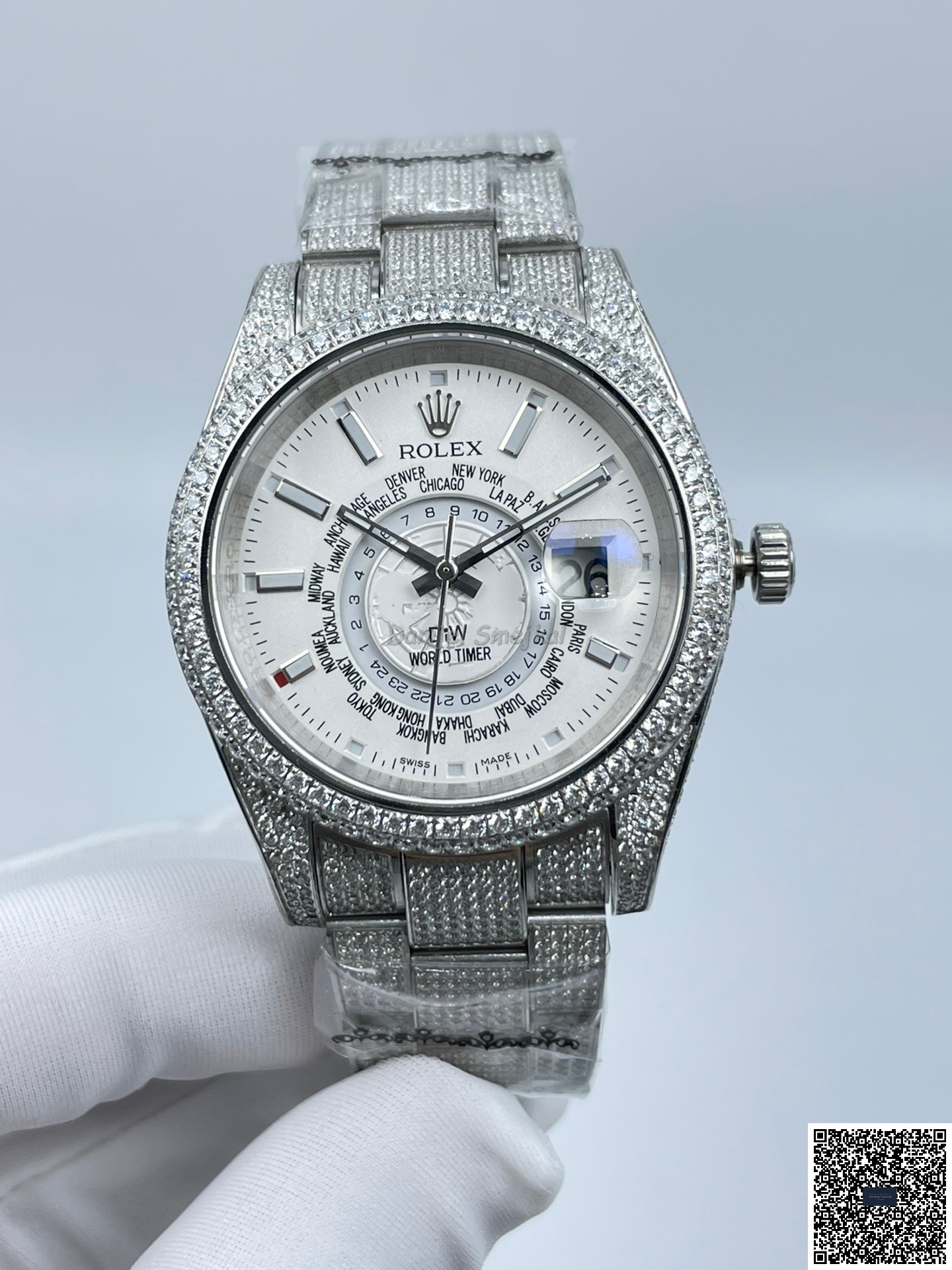 Rolex SkyDweller Iced Out 336934 42mm